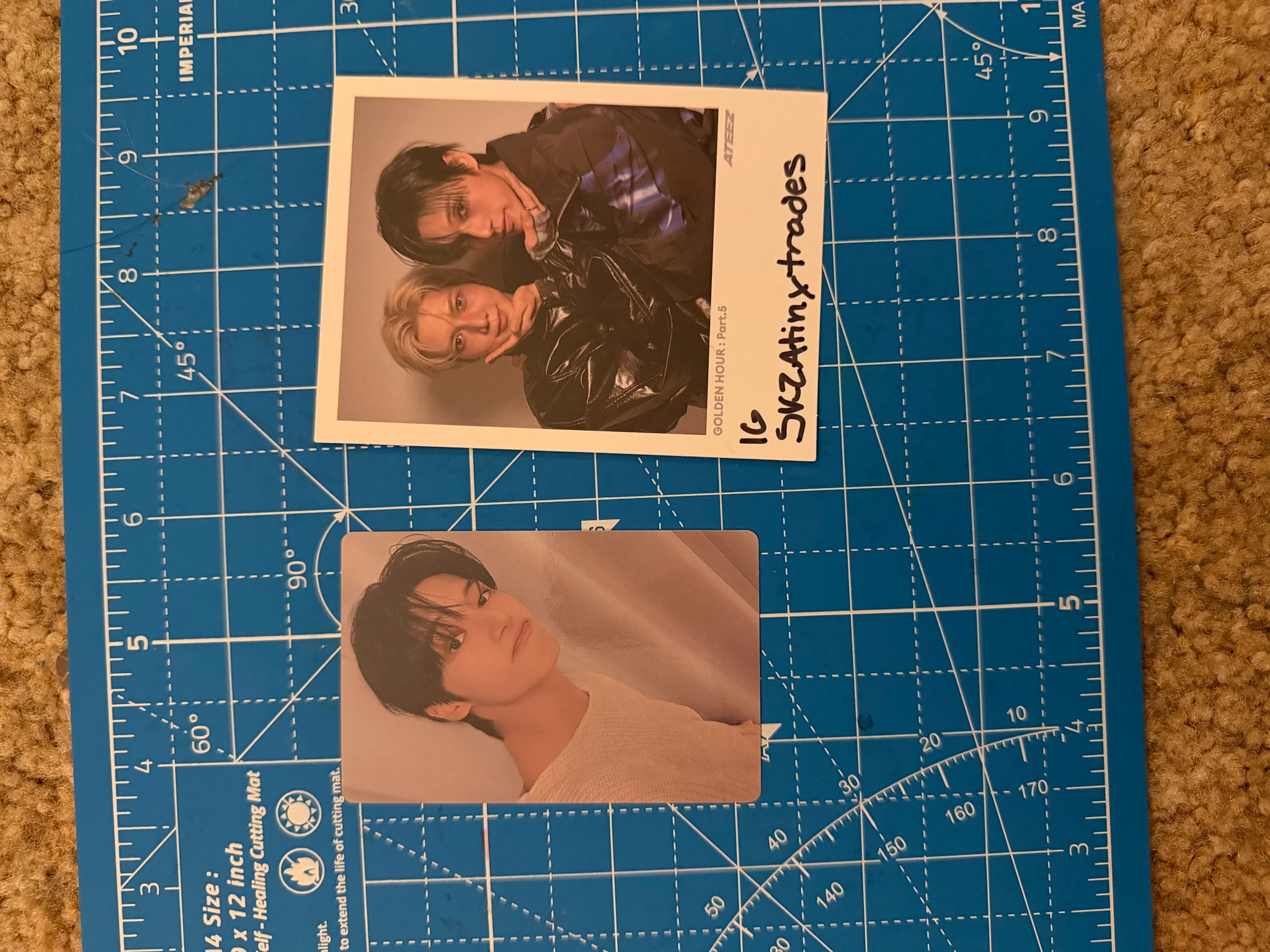 ATEEZ Wooyoung ATEEZ - Wooyoung - Golden Hour : Part.4 Album Z version album photocard listing photo 1