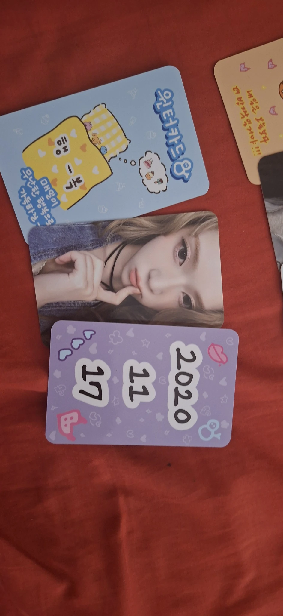 aespa Winter aespa - Winter - 4th Anniversary Other merch photocard trading card 4th Anniversary C version lucky card listing photo 1