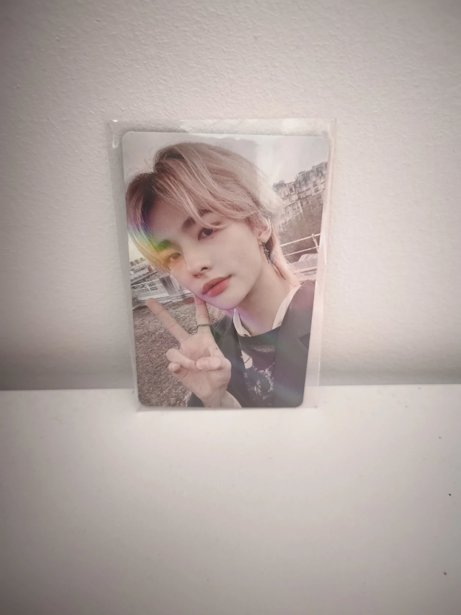 Stray Kids Hyunjin Stray Kids - Hyunjin - 5-STAR Album pre-order benefit (pob) makestar holographic (hologram) listing photo 1