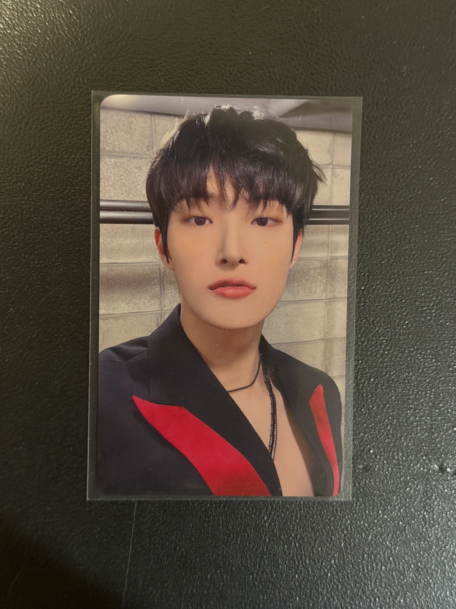 ATEEZ Mingi ATEEZ - Mingi - NOT OKAY Album F version jpfc (japan fanclub) album photocard listing photo 1