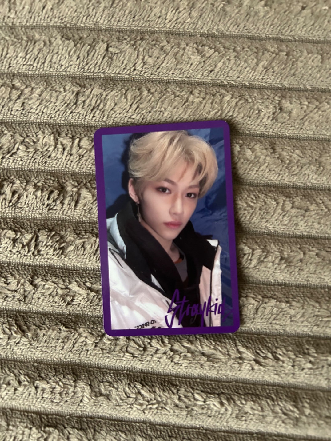 Stray Kids Felix Stray Kids - Felix - Clé 1: Miroh Album album photocard purple border ver. listing photo 1