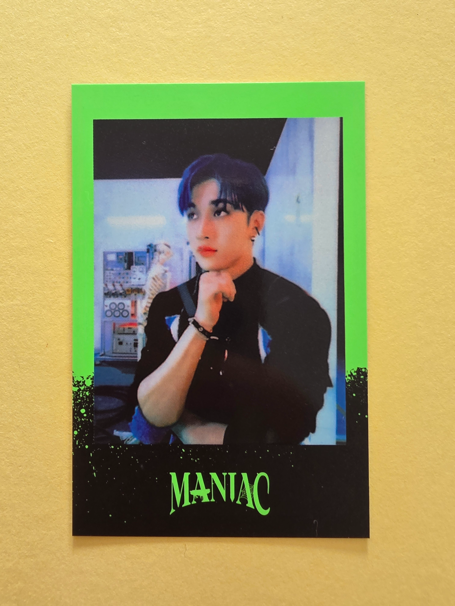 Stray Kids Bang Chan Stray Kids - Bang Chan - Maniac World Tour Event merch photocard purchase benefit polaroid pre-order benefit (pob) listing photo 1