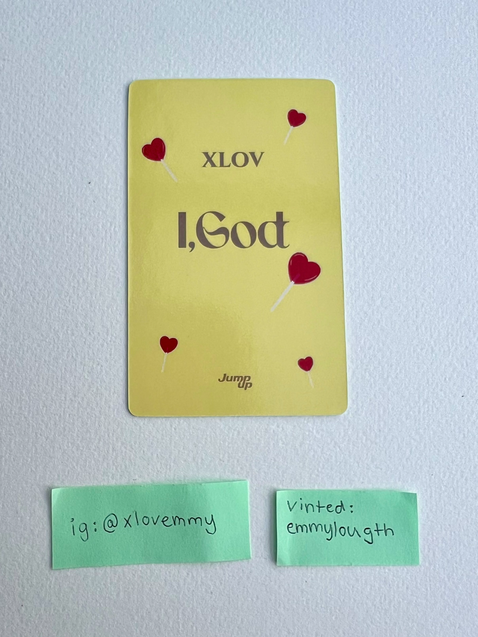 XLOV Haru XLOV - Haru - I, God Album jump up fansign round 3 listing photo 2