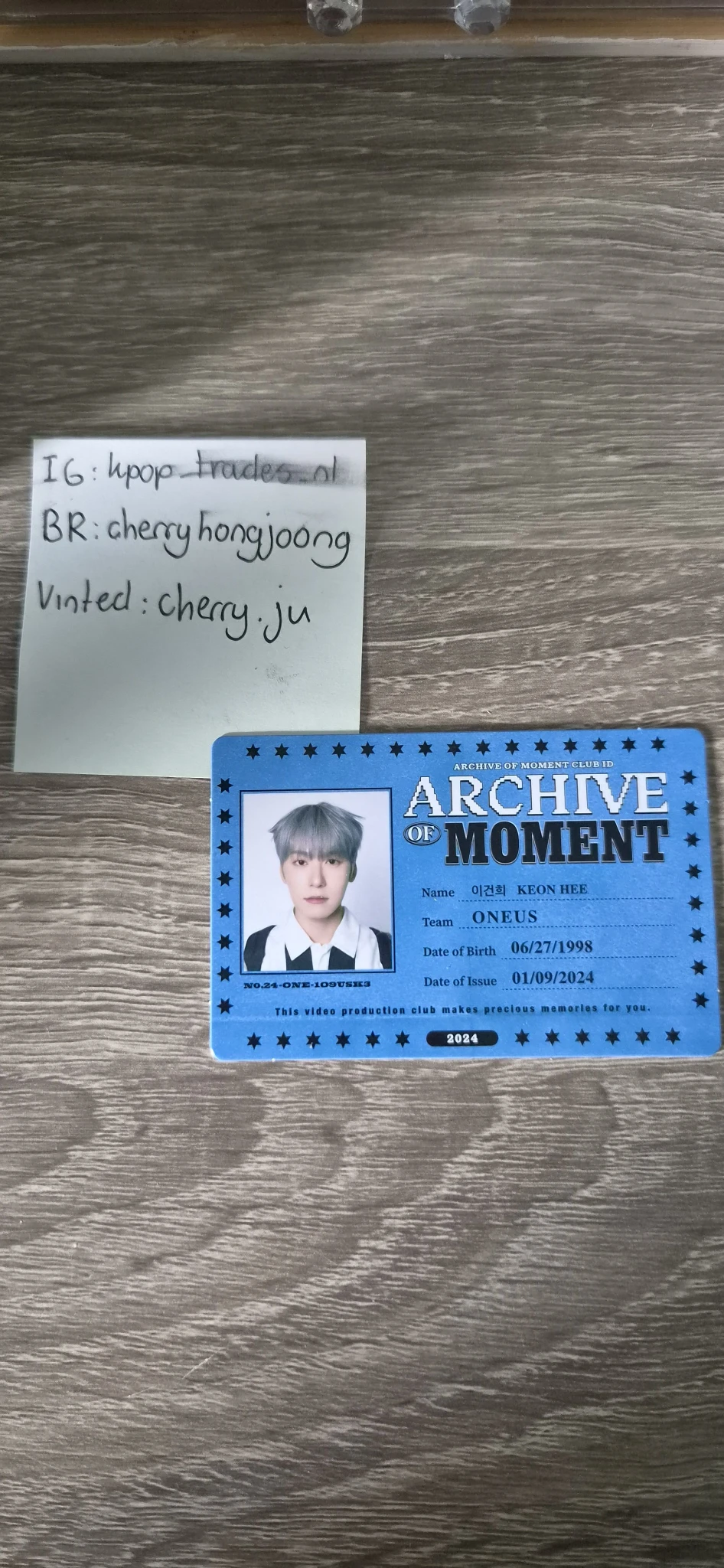 ONEUS Keonhee ONEUS - Keonhee - Season‘s Greeting 2024 - Archive of Moment Other season's greetings listing photo 1