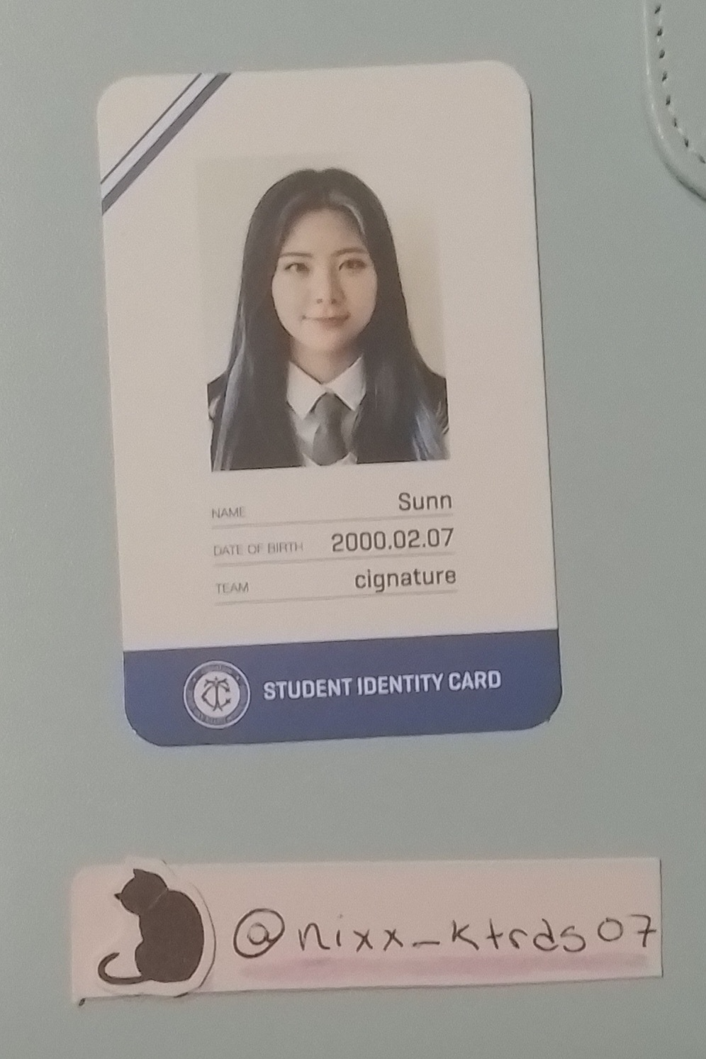 cignature Sunn cignature - Sunn - Listen & Speak Album id card album photocard listing photo 1