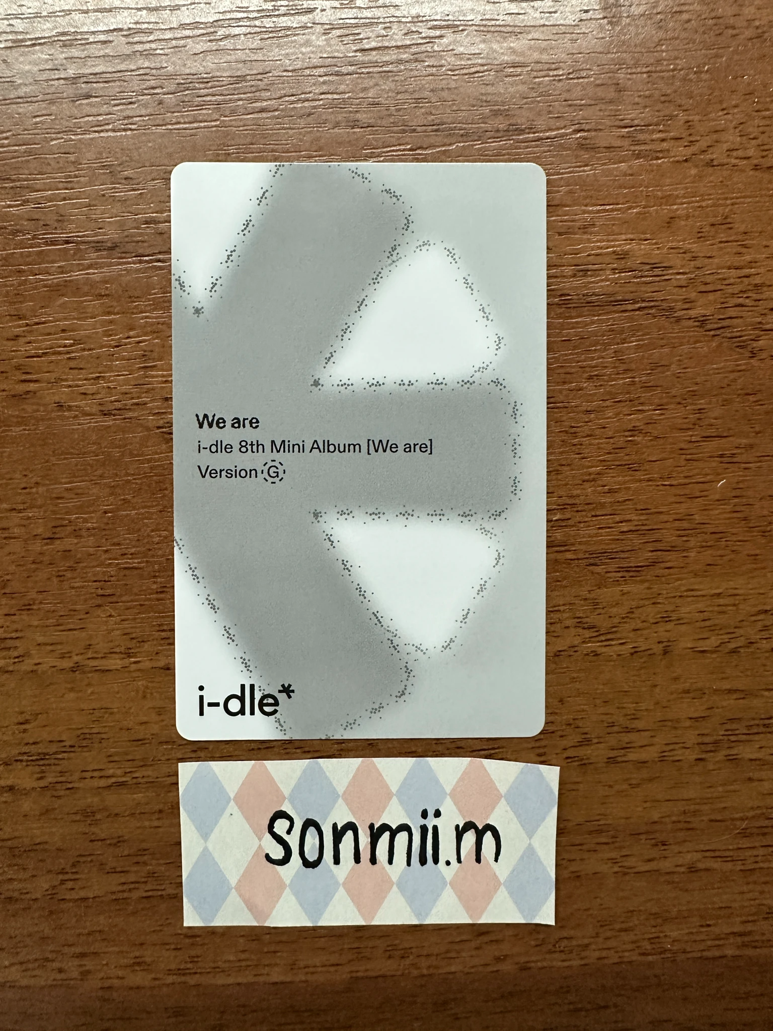 i-dle Minnie i-dle - Minnie - We are Album G version standard version album photocard bad image - replace listing photo 2