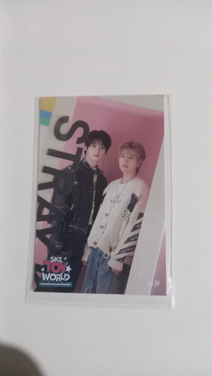 Stray Kids Stray Kids - Lee Know & Seungmin - SKZ Toy World-Fan Connecting 2024 Event jpfc (japan fanclub) online sticker lottery sticker card supplemental listing photo 1