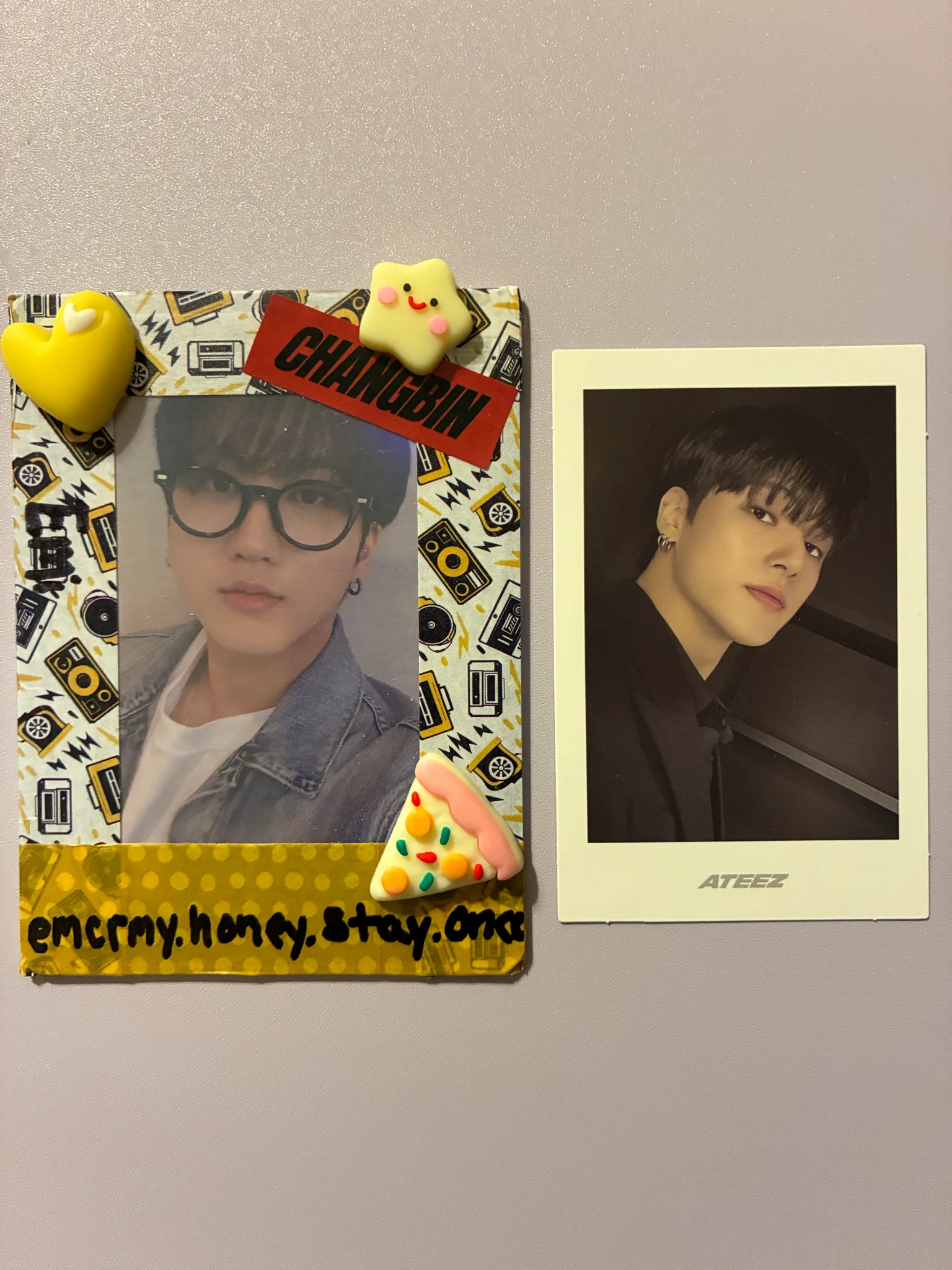 ATEEZ Wooyoung ATEEZ - Wooyoung - Golden Hour : Part.3 Album poca album polaroid listing photo 1