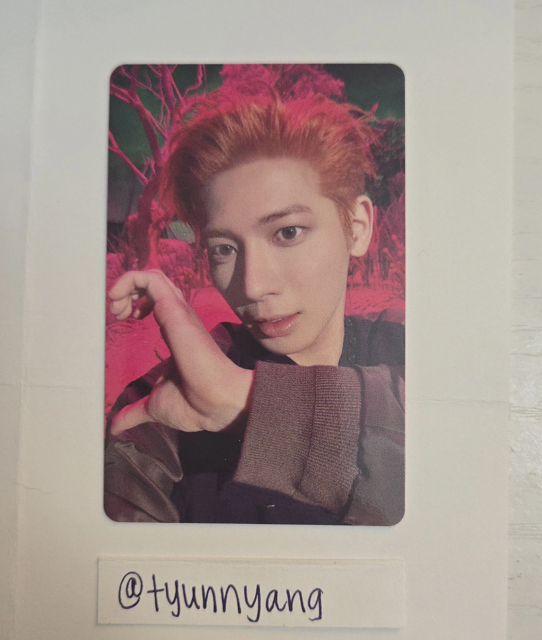 TOMORROW X TOGETHER Taehyun TOMORROW X TOGETHER - Taehyun - 7TH YEAR: A Moment of Stillness in the Thorns Album pob (pre-order benefit) weverse japan shop (wvj) standard version listing photo 1