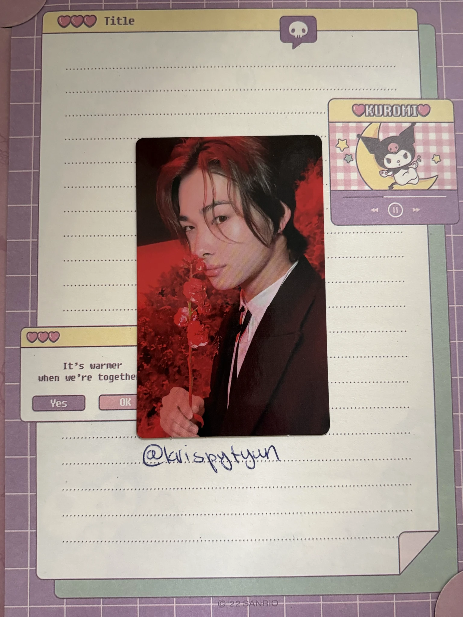 ENHYPEN Ni-ki ENHYPEN - Ni-ki - DARK BLOOD Album album photocard new version listing photo 1