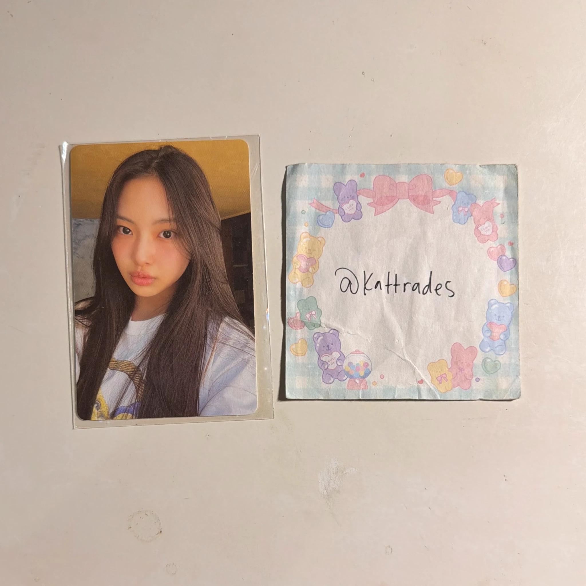 NewJeans Hyein NewJeans - Hyein - New Jeans Album album photocard weverse album version A version version 1 listing photo 1