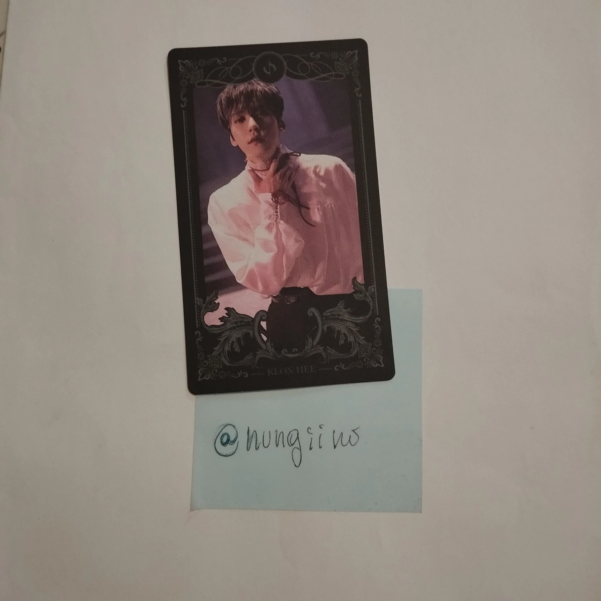 ONEUS Keonhee ONEUS - Keonhee - LIVED Album album inclusion big photocard tarot listing photo 1