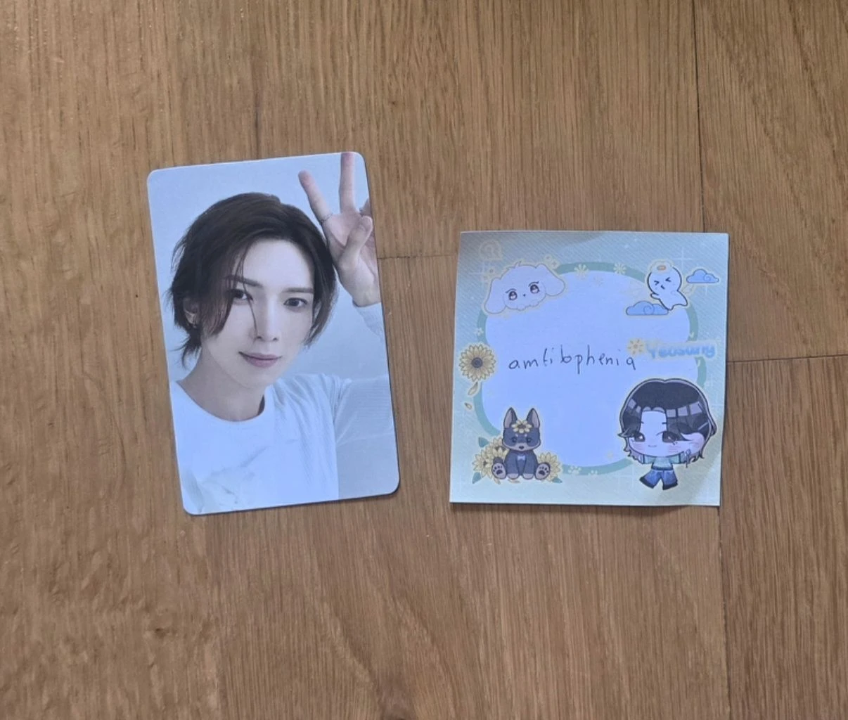 ATEEZ Yeosang ATEEZ - Yeosang - Ashes to Light Album pre-order benefit (pob) jpfc (japan fanclub) listing photo 1