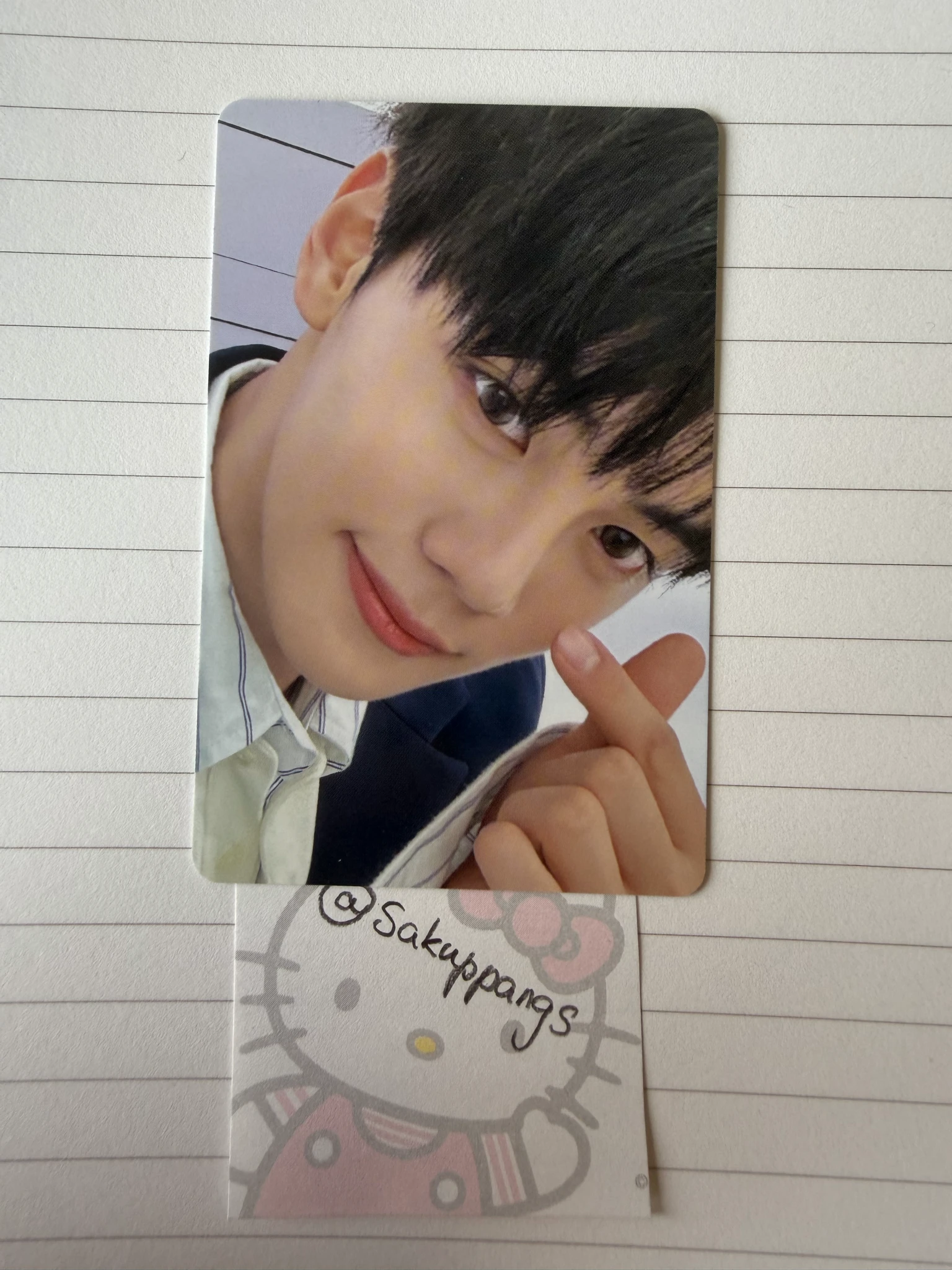 ZEROBASEONE Gyuvin ZEROBASEONE - Gyuvin - You had me at HELLO Album album photocard sunshower version listing photo 1
