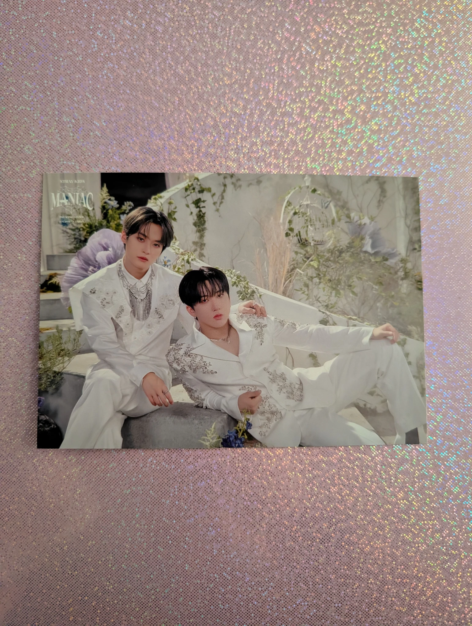Stray Kids Stray Kids - Lee Know & Changbin - Maniac World Tour Event trading card encore japan merch inclusion listing photo 1