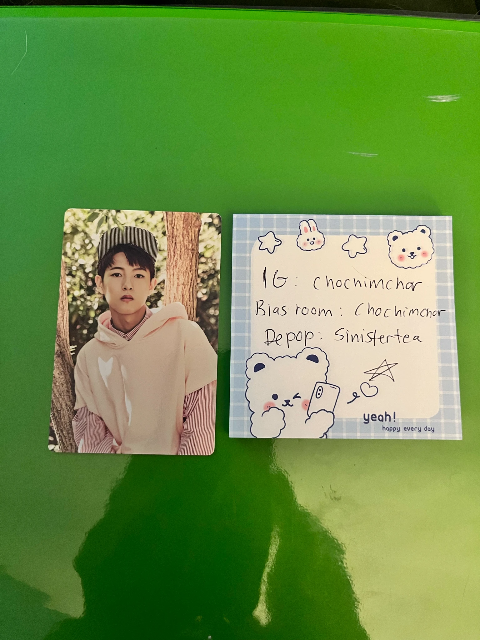 NCT Renjun NCT - Renjun - 2017 Season's Greetings Other season's greetings mini calendar photocard set non-standard size listing photo 1