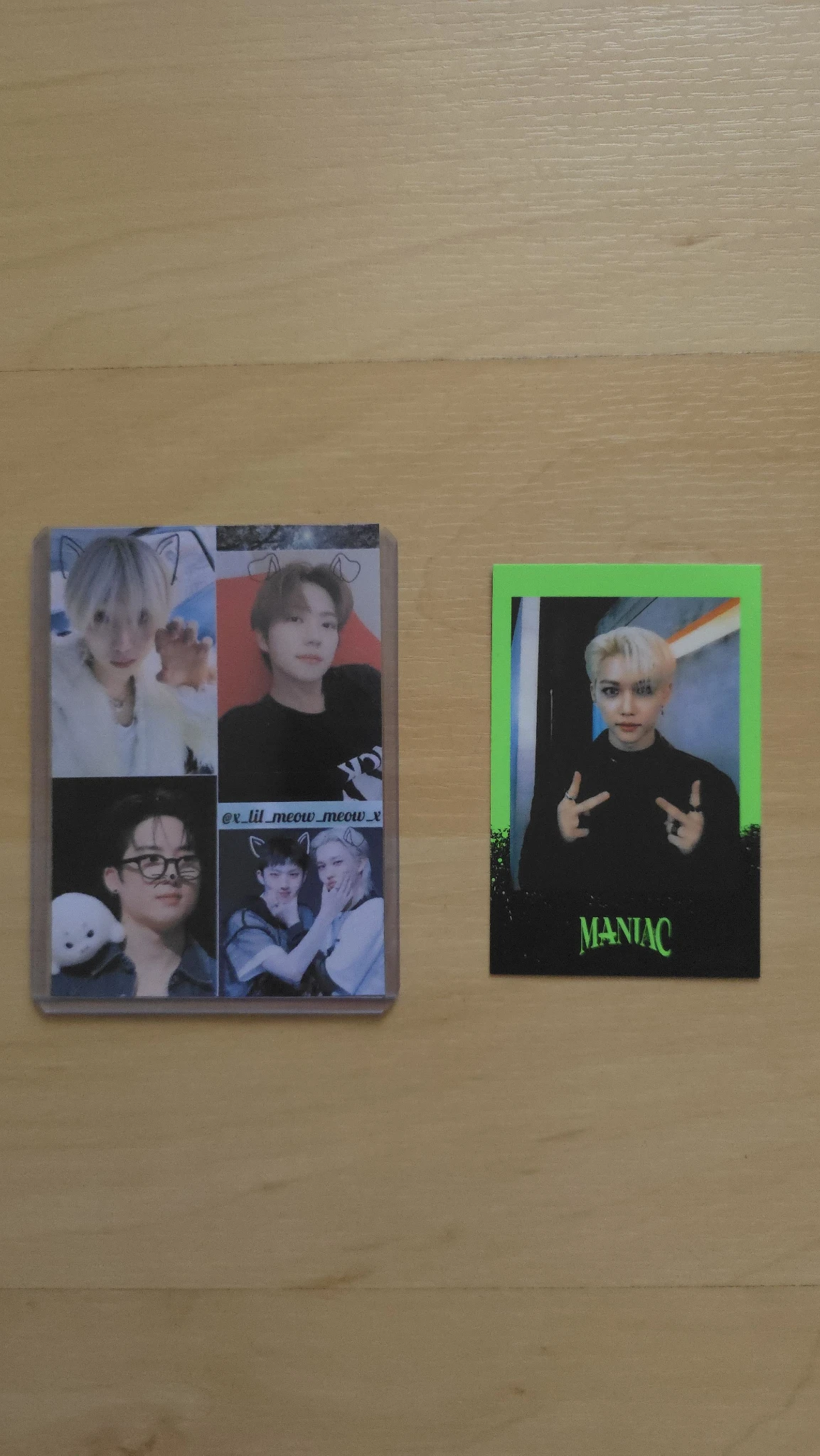 Stray Kids Felix Stray Kids - Felix - Maniac World Tour Event merch photocard purchase benefit polaroid pre-order benefit (pob) listing photo 1