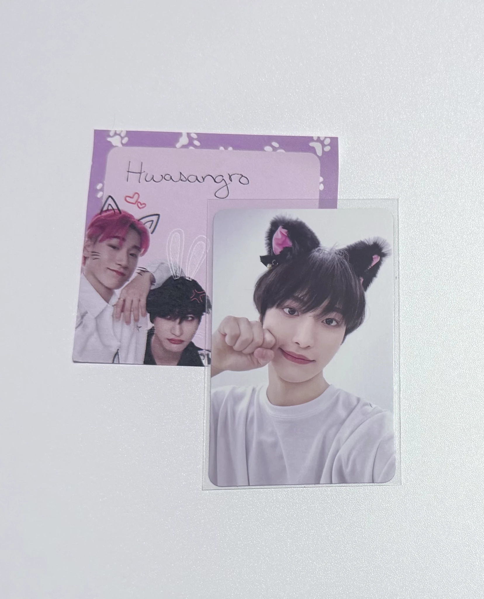 ATEEZ Seonghwa ATEEZ - Seonghwa - THE WORLD EP.2 : OUTLAW Album lucky draw makestar cat version listing photo 1