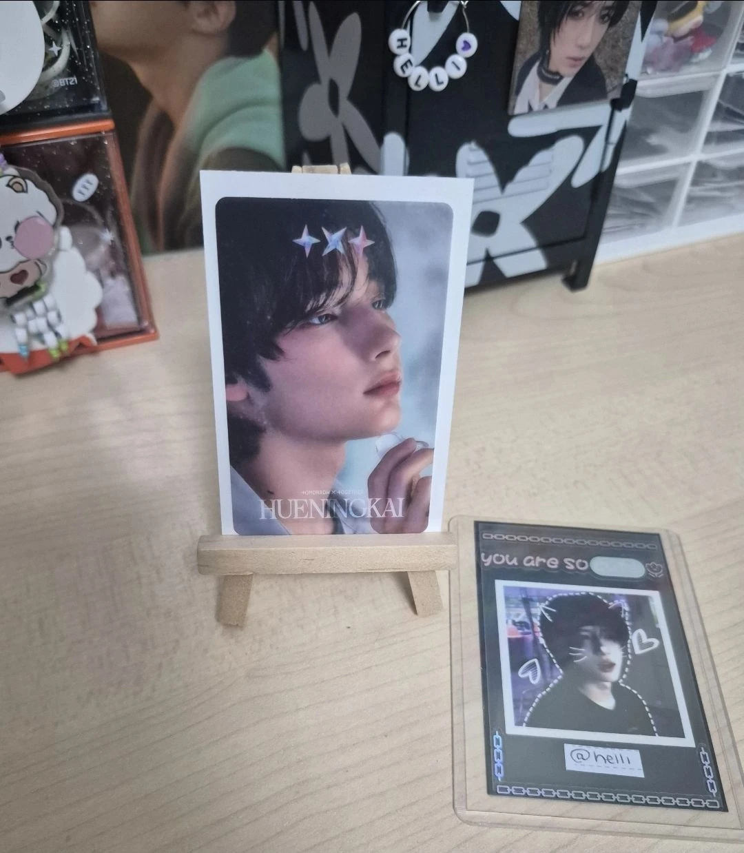TOMORROW X TOGETHER Huening Kai TOMORROW X TOGETHER - Huening Kai - The Star Chapter: Sanctuary Album withmuu holographic (hologram) listing photo 1