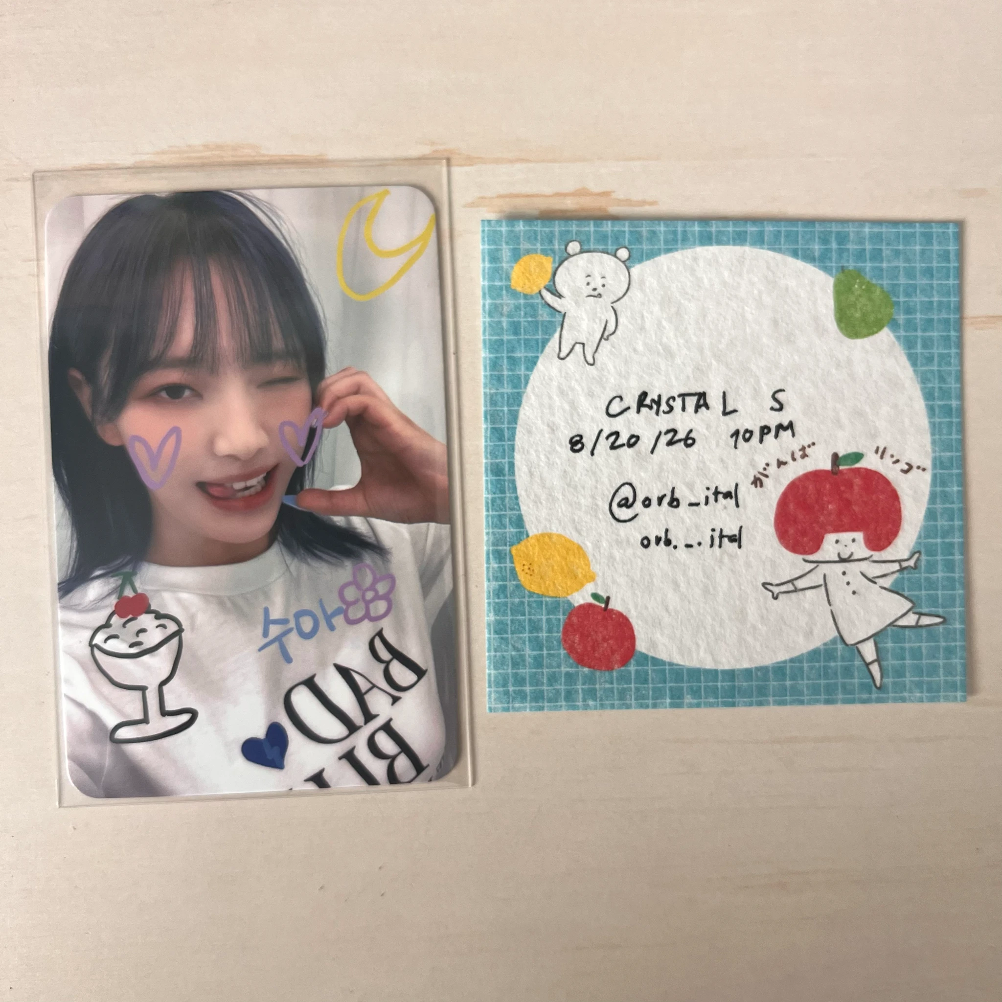 Billlie Moon Sua Billlie - Moon Sua - Patbingsu Album mokketshop fansign video call (fancall) listing photo 1