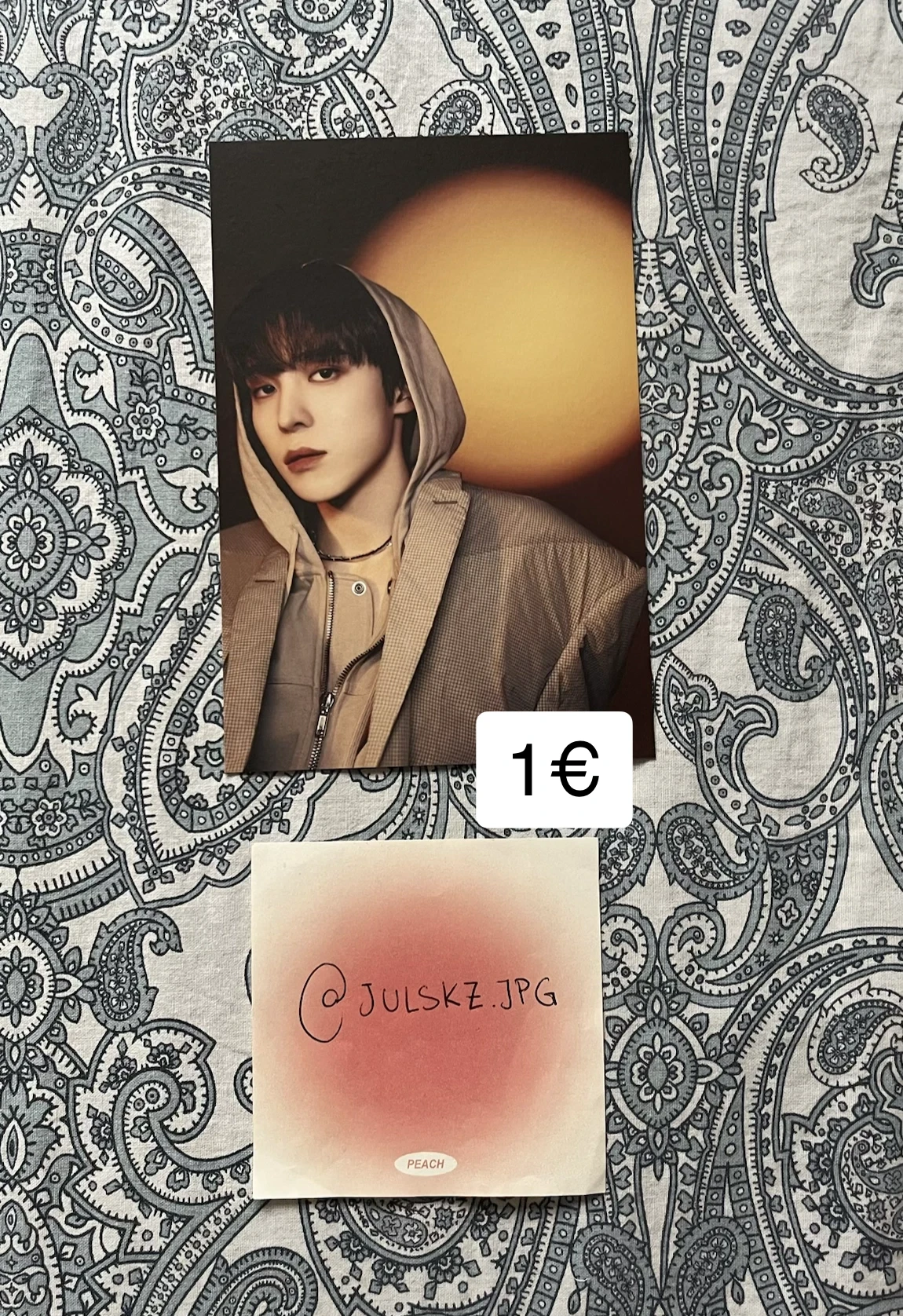 ATEEZ Yunho ATEEZ - Yunho - Golden Hour : Part.1 Album postcard album inclusion golden hour version listing photo 1