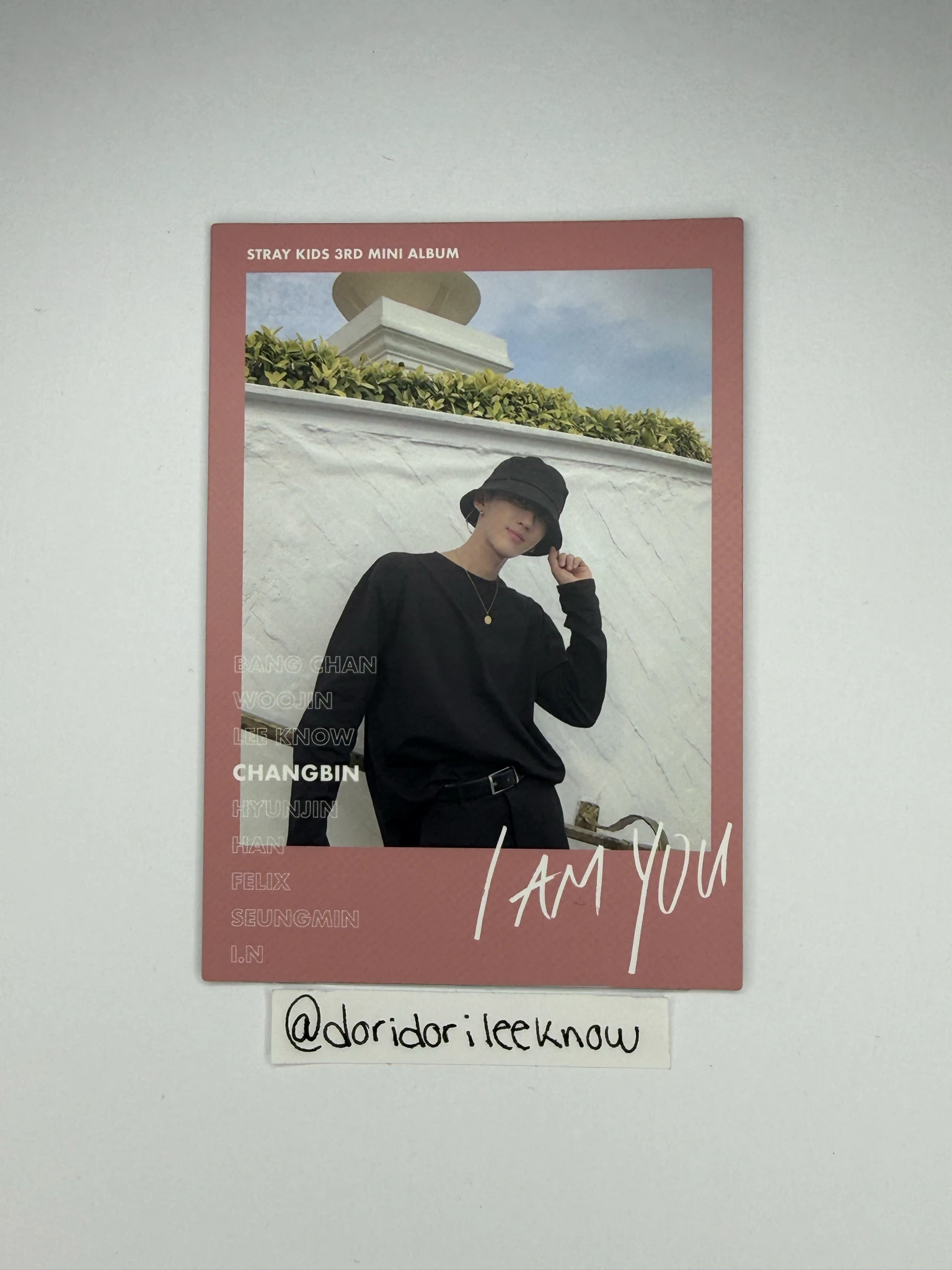 Stray Kids Changbin Stray Kids - Changbin - I am YOU Album polaroid non-standard size A version standard version qr card album inclusion listing photo 1