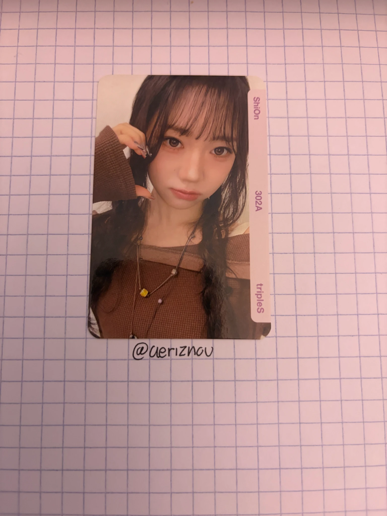 tripleS Shion tripleS - Shion - Beyond Beauty Album album photocard moon version listing photo 1
