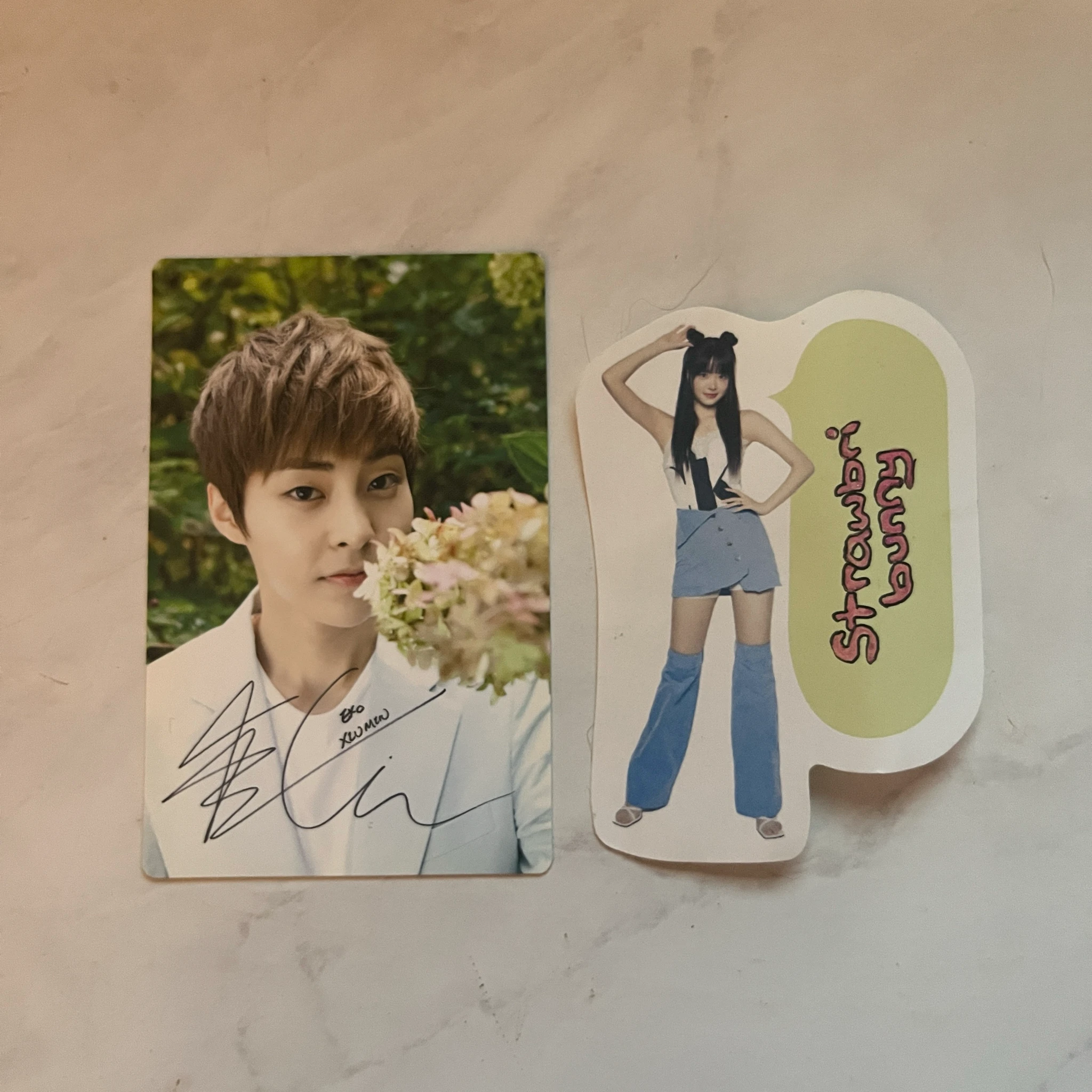 EXO Xiumin EXO - Xiumin - EXO × Nature Republic Other printed signature nature republic brand collaboration round 1 hand cream set listing photo 1