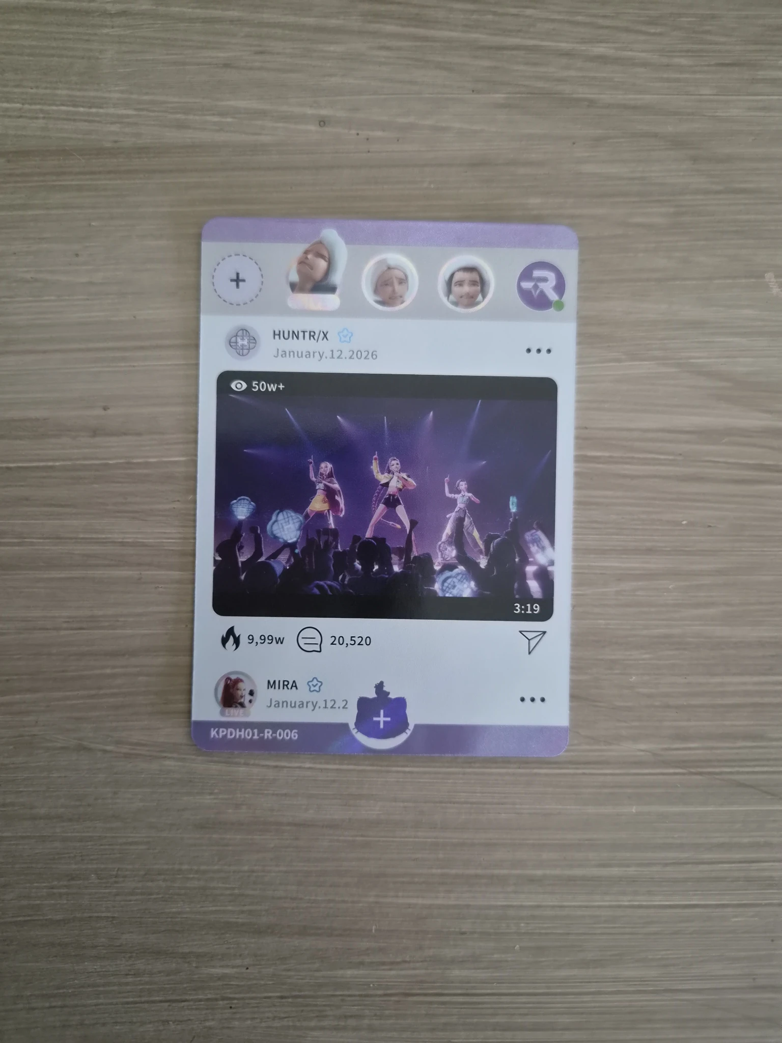 KPop Demon Hunters KPop Demon Hunters - Rumi & Zoey & Mira - Kayou x KDH Collectable Trading Cards Other brand collaboration trading card classic version holographic (hologram) listing photo 1