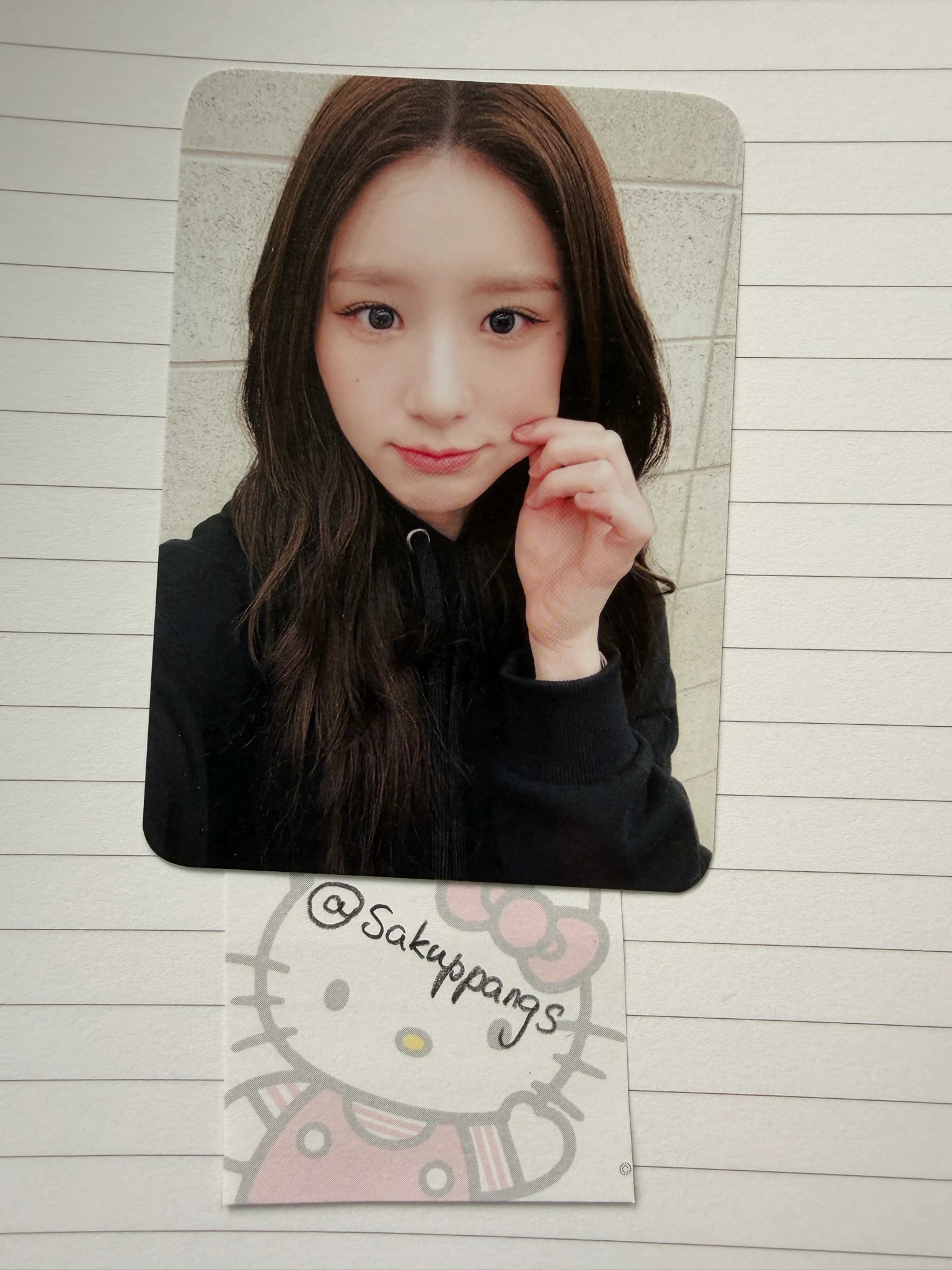 ARTMS HeeJin ARTMS - HeeJin - K Album mymusictaste (mmt) fansign video call (fancall) round 4 mini postcard listing photo 1