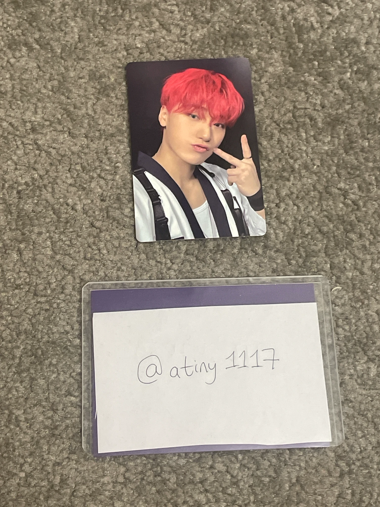 ATEEZ San ATEEZ - San - THE WORLD EP.FIN: WILL Album album photocard A version listing photo 1