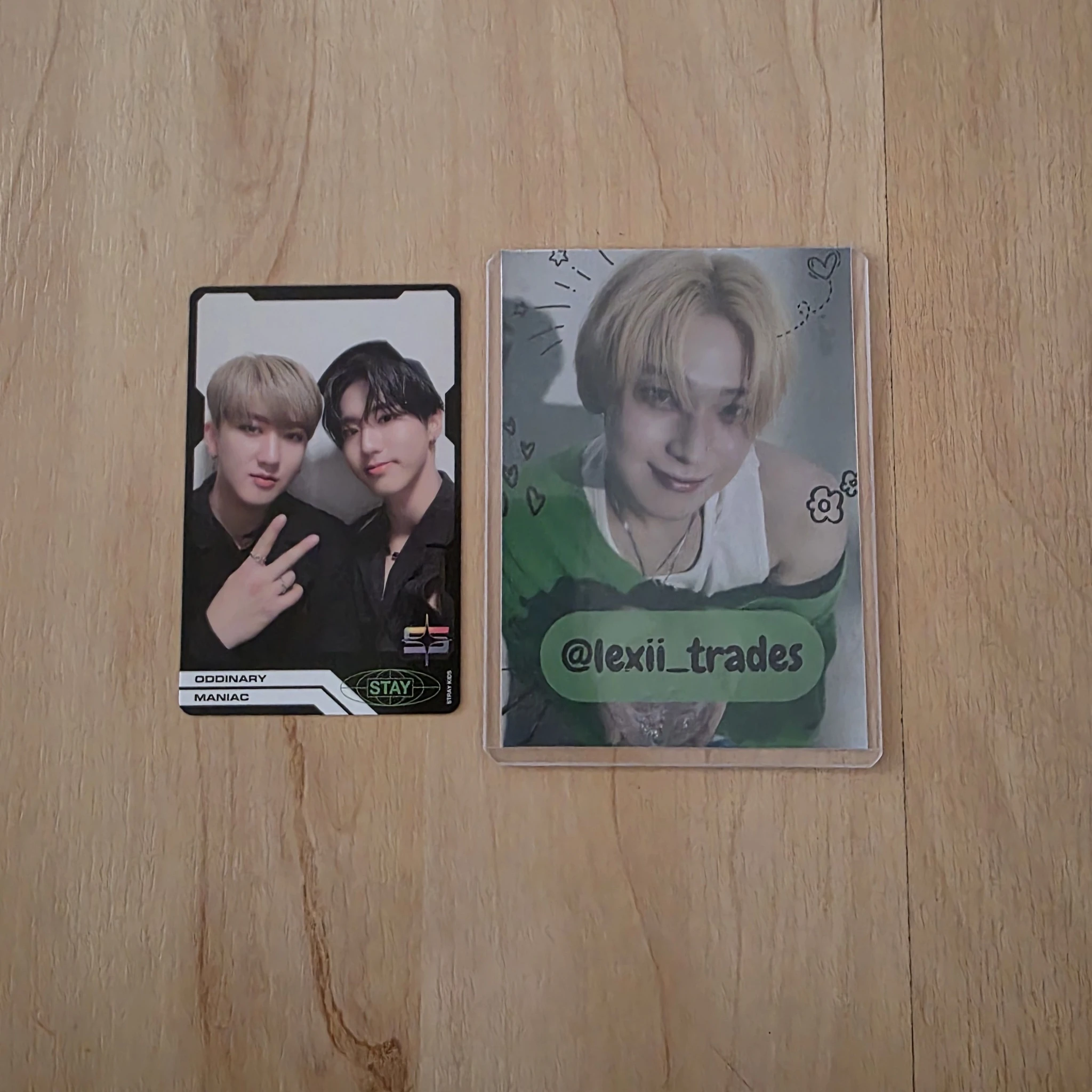 Stray Kids Stray Kids - HAN & Changbin - Oddinary Album album photocard pre-order benefit trading card listing photo 1