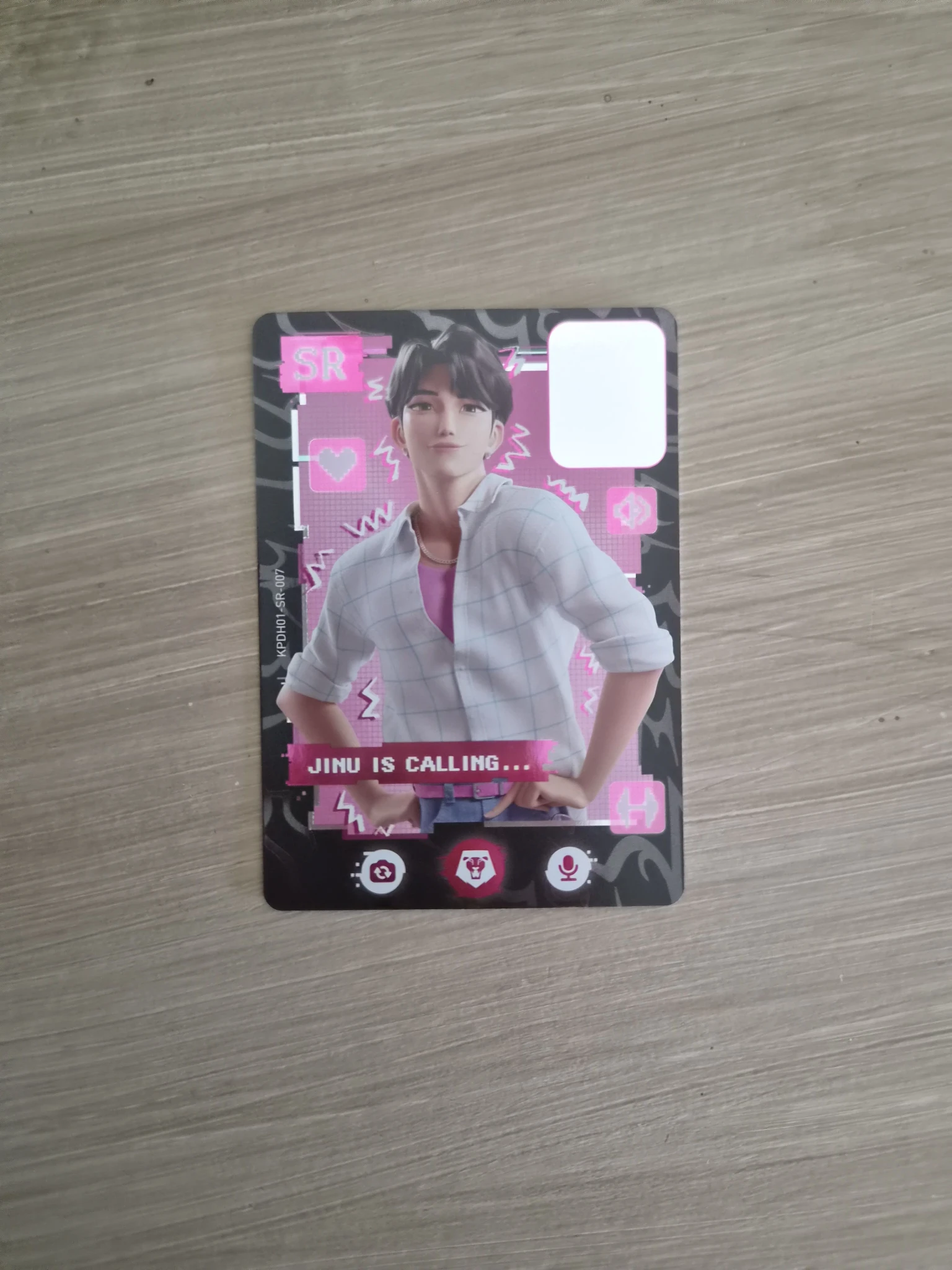KPop Demon Hunters Jinu KPop Demon Hunters - Jinu - Kayou x KDH Collectable Trading Cards Other brand collaboration trading card classic version energy version listing photo 1