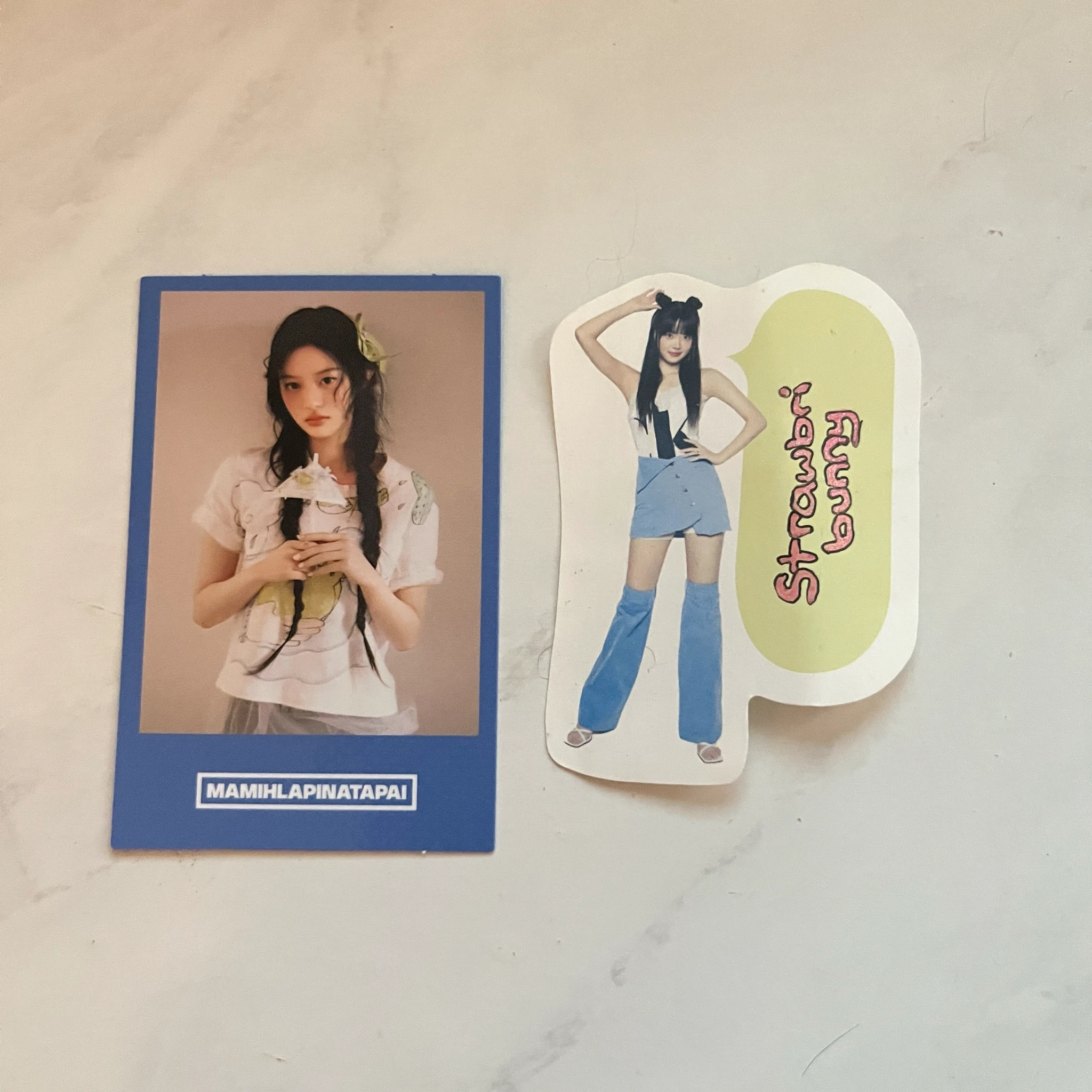 ILLIT Minju ILLIT - MAMIHLAPINATAPAI Album paw paw version weverse global shop (wvg) polaroid listing photo 1