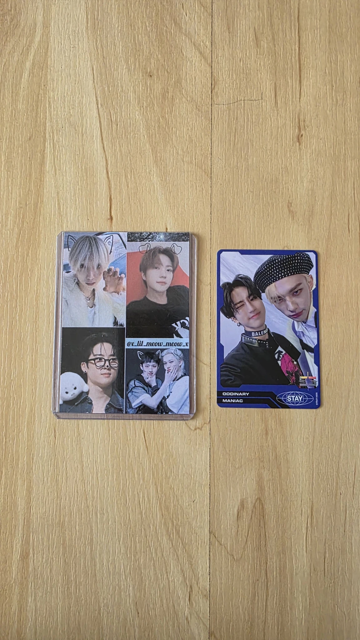 Stray Kids Stray Kids - Hyunjin & HAN - Oddinary Album trading card pre-order benefit album photocard listing photo 1