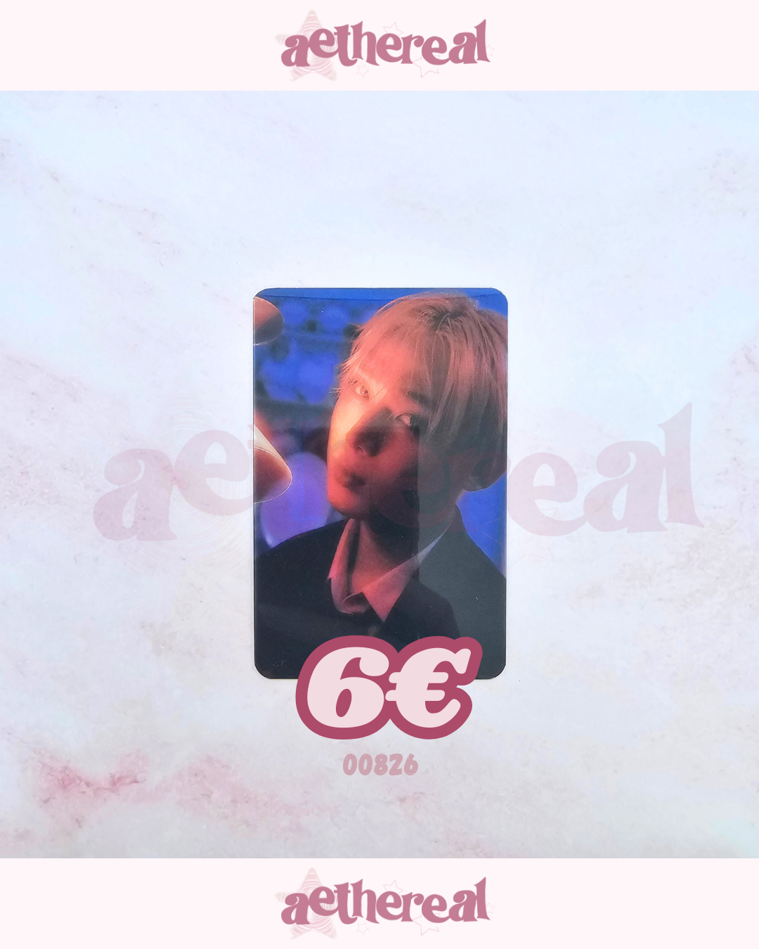 ENHYPEN Sunoo ENHYPEN - Sunoo - ROMANCE: UNTOLD Album apple music transparent pre-order benefit (pob) listing photo 1