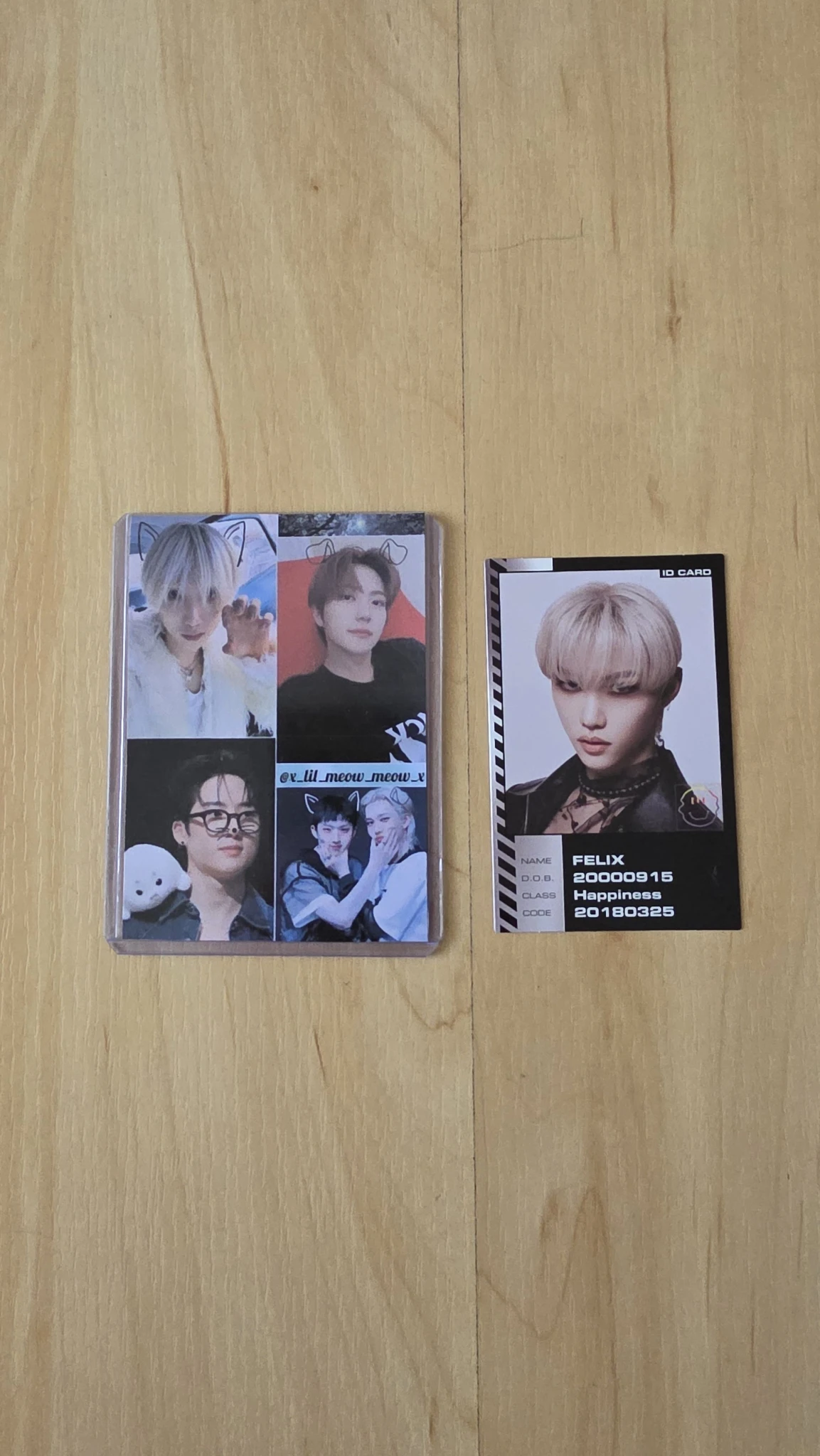 Stray Kids Felix Stray Kids - Felix - Oddinary Album album photocard id card listing photo 1