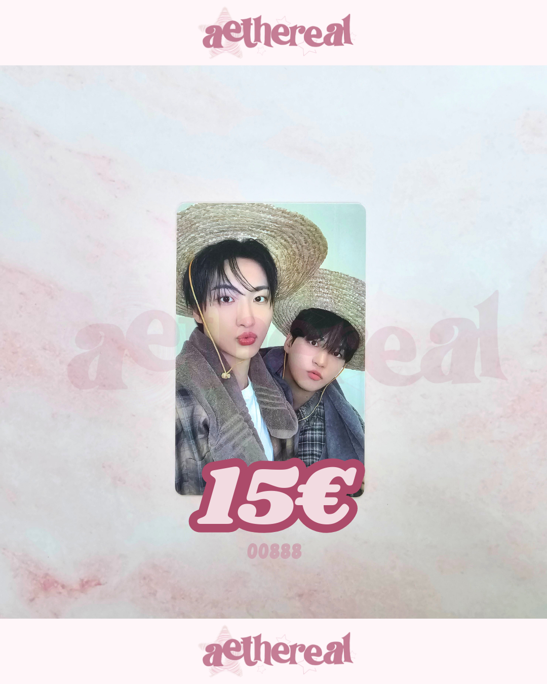 ATEEZ ATEEZ - Seonghwa & Jongho - Golden Hour : Part.3 Album toktoq unit photocard pre-order benefit (pob) listing photo 1
