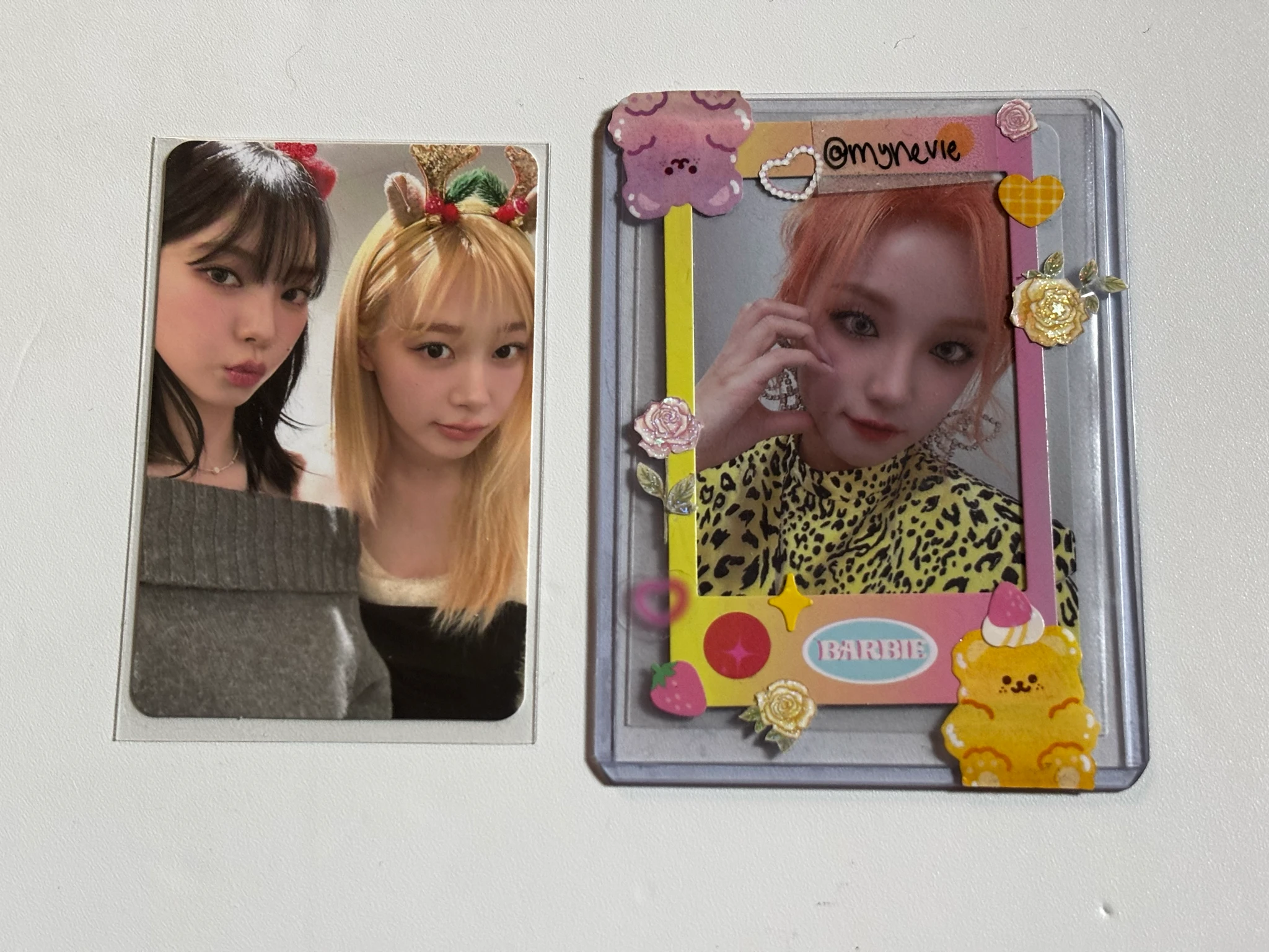 aespa aespa - Karina & Giselle - Pink Christmas (All) Other trading card 2023 version listing photo 1