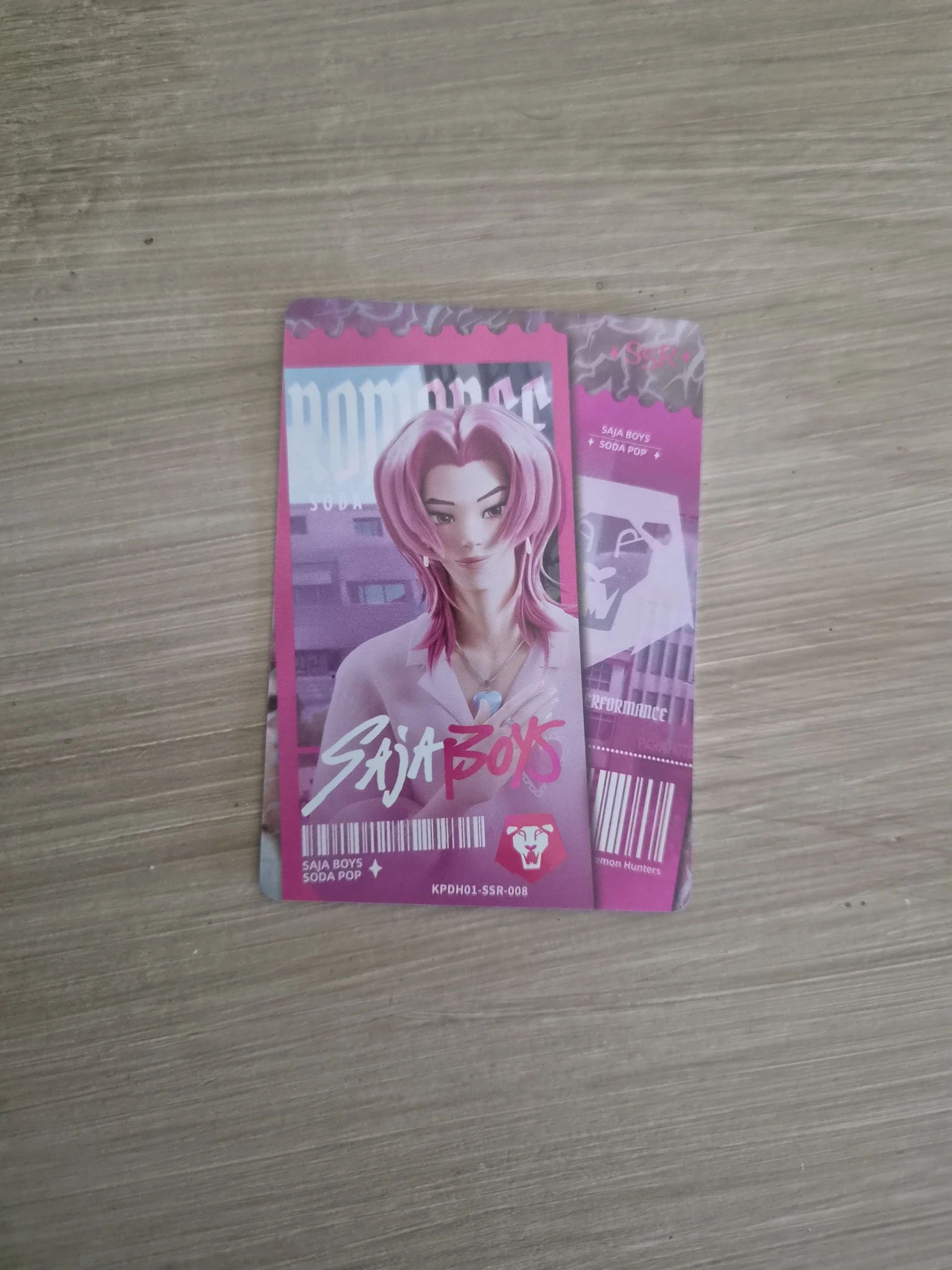 KPop Demon Hunters Romance Saja KPop Demon Hunters - Romance Saja - Kayou x KDH Collectable Trading Cards Other brand collaboration trading card classic version energy version listing photo 1
