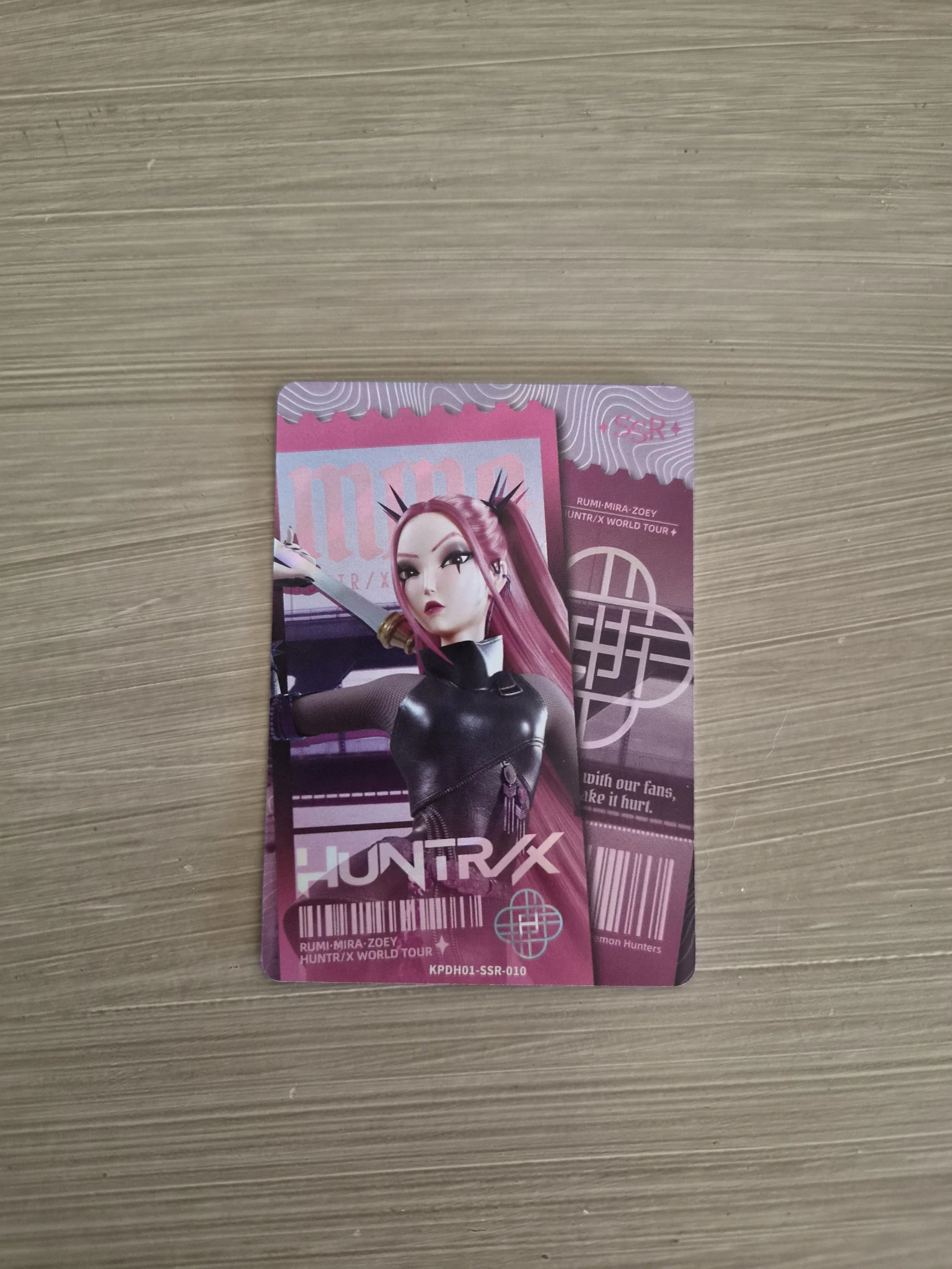 KPop Demon Hunters Mira KPop Demon Hunters - Mira - Kayou x KDH Collectable Trading Cards Other brand collaboration trading card energy version listing photo 1