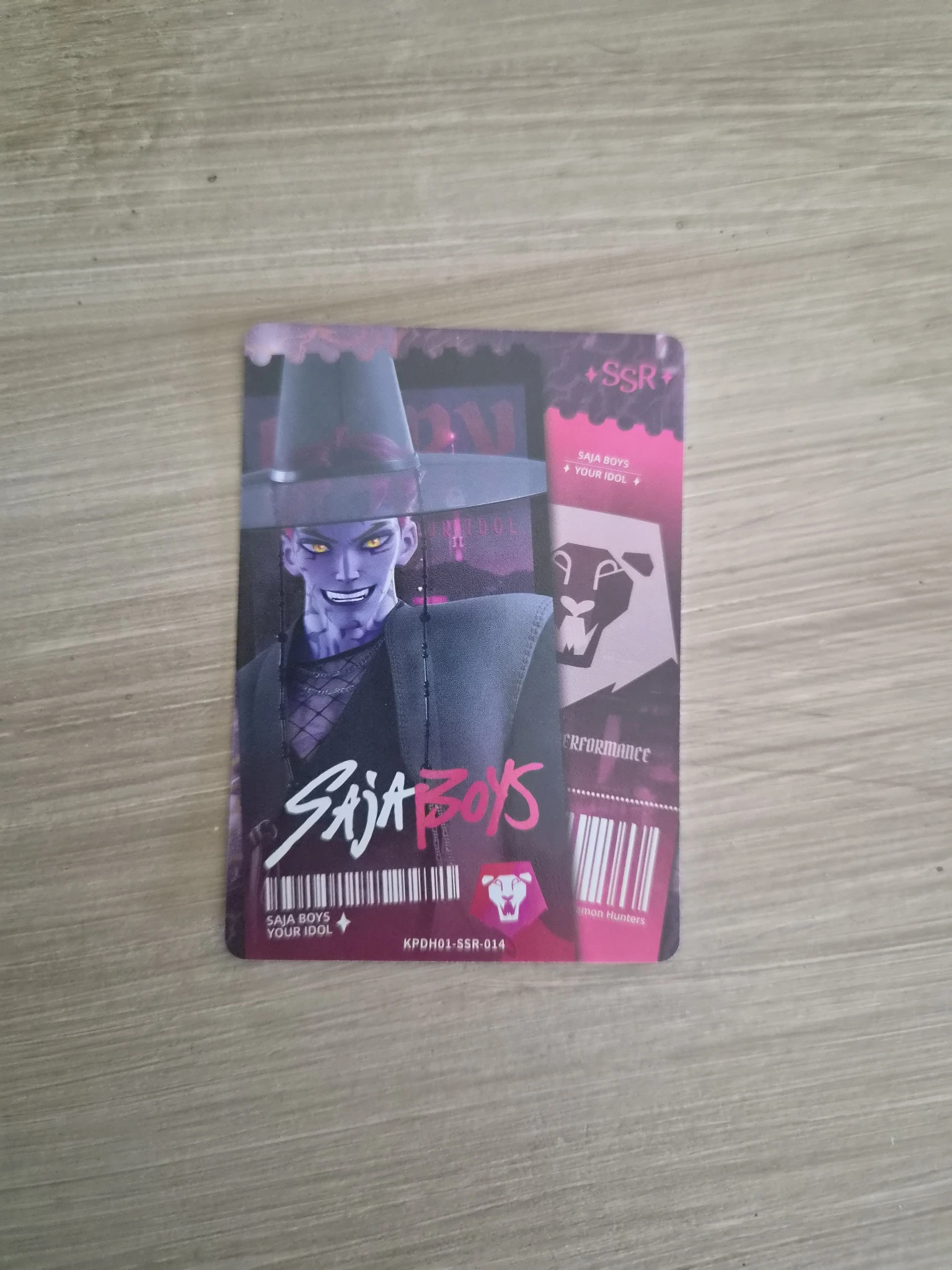 KPop Demon Hunters Abby Saja KPop Demon Hunters - Abby Saja - Kayou x KDH Collectable Trading Cards Other brand collaboration trading card energy version listing photo 1