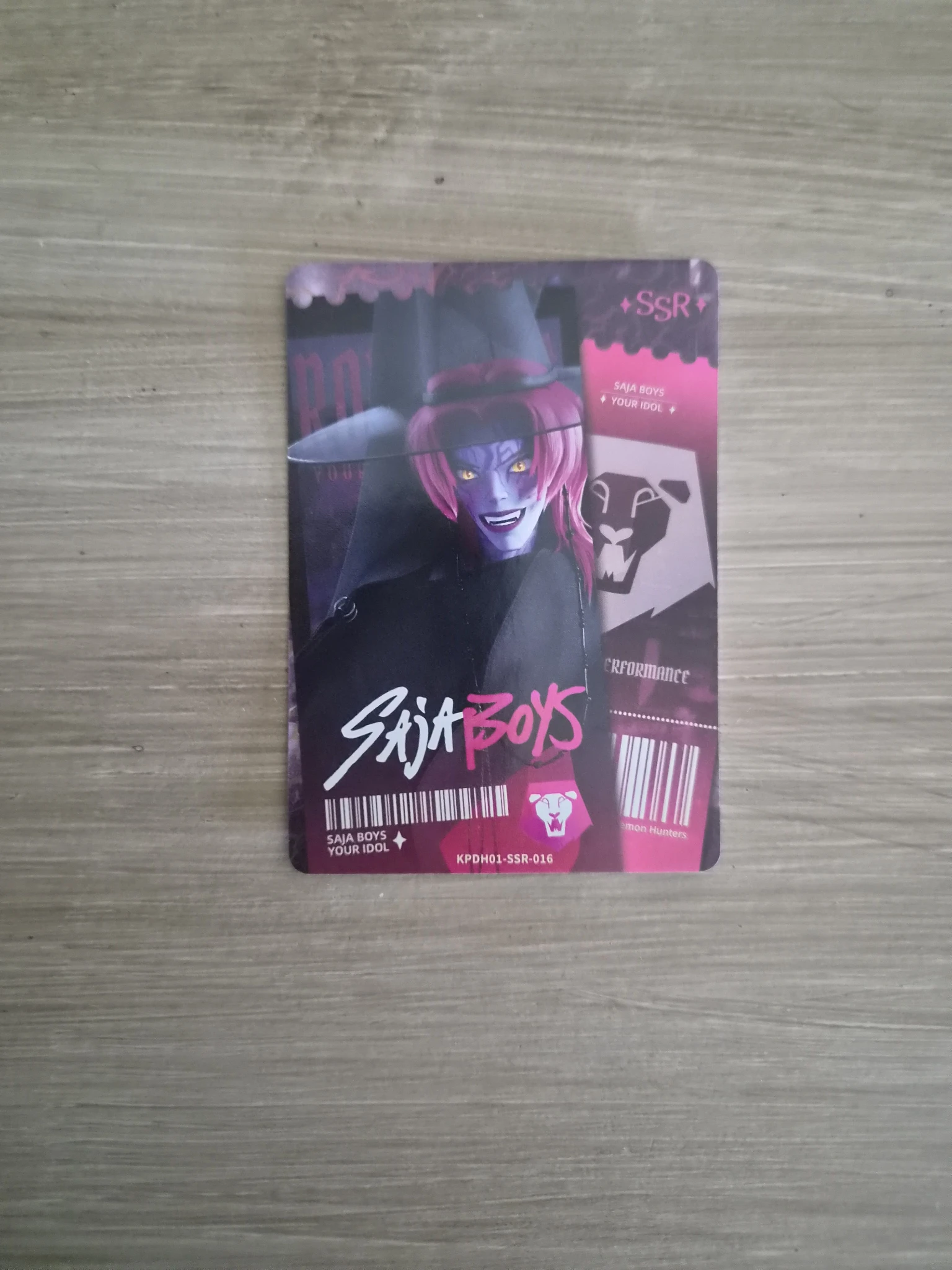 KPop Demon Hunters Romance Saja KPop Demon Hunters - Romance Saja - Kayou x KDH Collectable Trading Cards Other brand collaboration trading card energy version listing photo 1