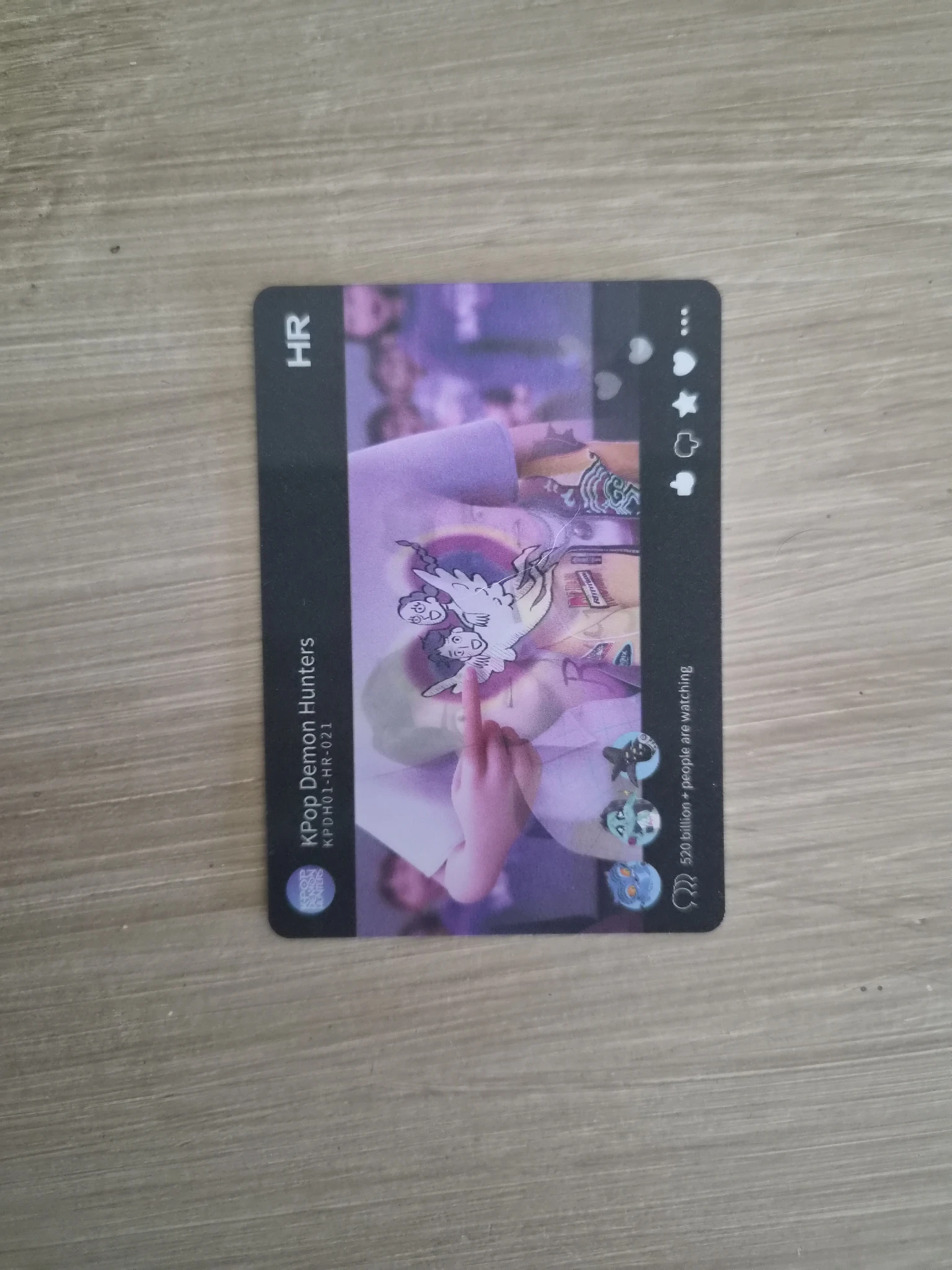 KPop Demon Hunters KPop Demon Hunters - Rumi & Jinu - Kayou x KPop Demon Hunters Collectable Trading Cards Other lenticular horizontal brand collaboration trading card energy version listing photo 1