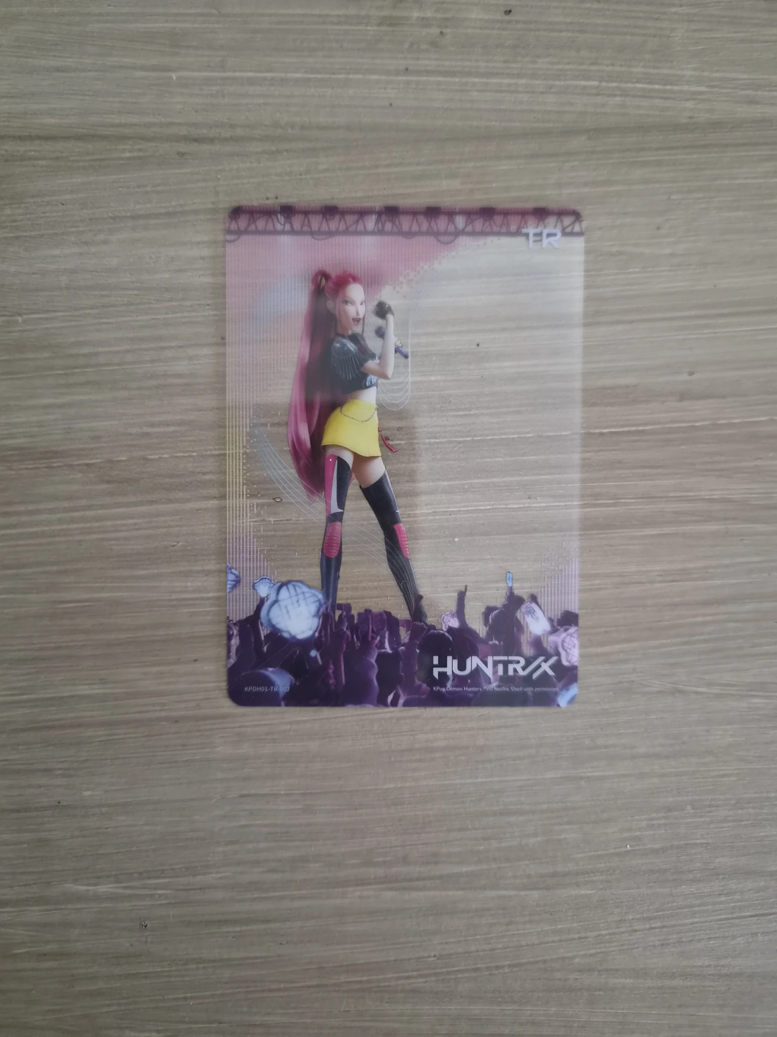 KPop Demon Hunters Mira KPop Demon Hunters - Mira - Kayou x KDH Collectable Trading Cards Other brand collaboration trading card energy version transparent listing photo 1