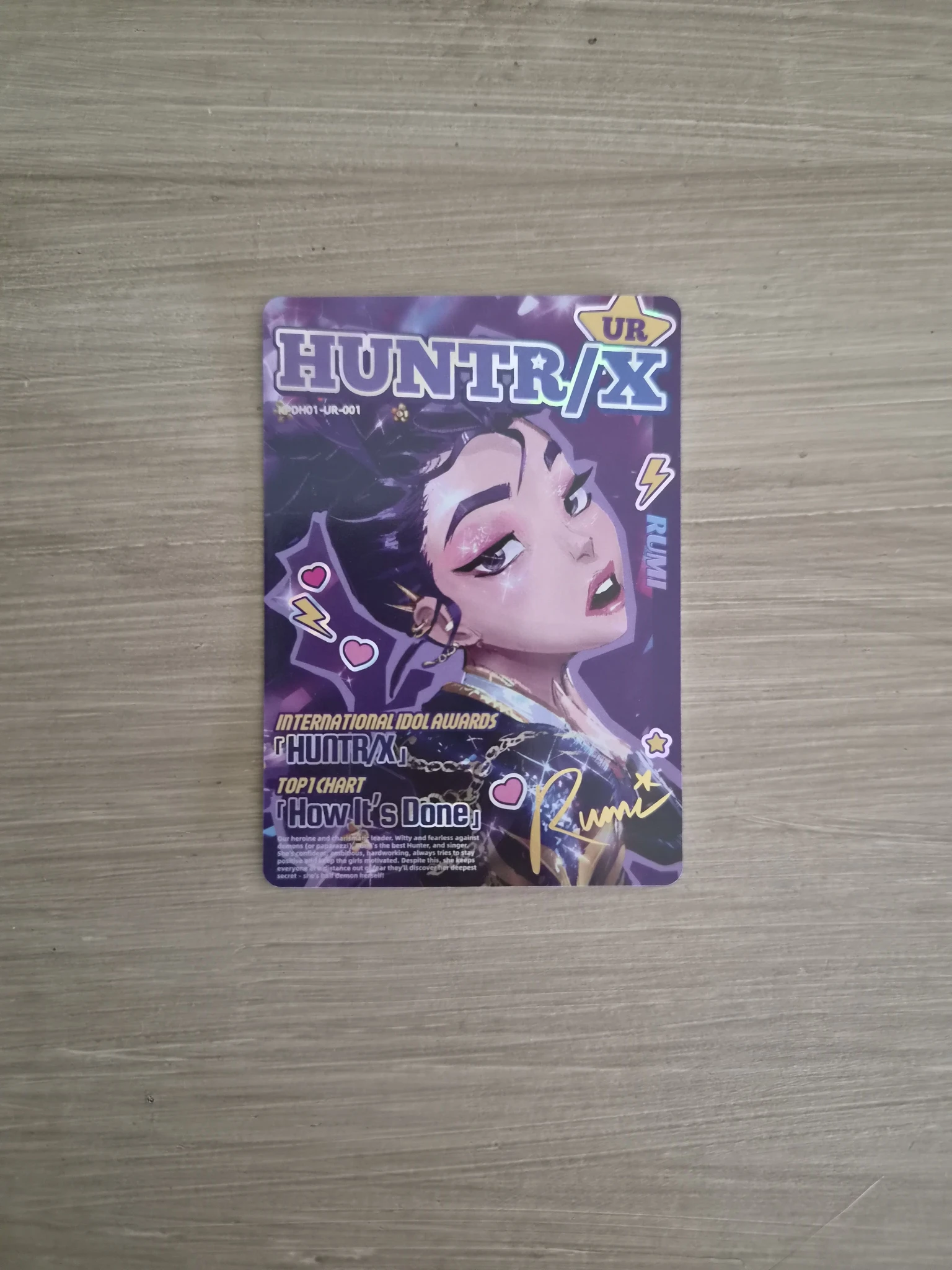 KPop Demon Hunters Rumi KPop Demon Hunters - Rumi - Kayou x KDH Collectable Trading Cards Other brand collaboration trading card listing photo 1
