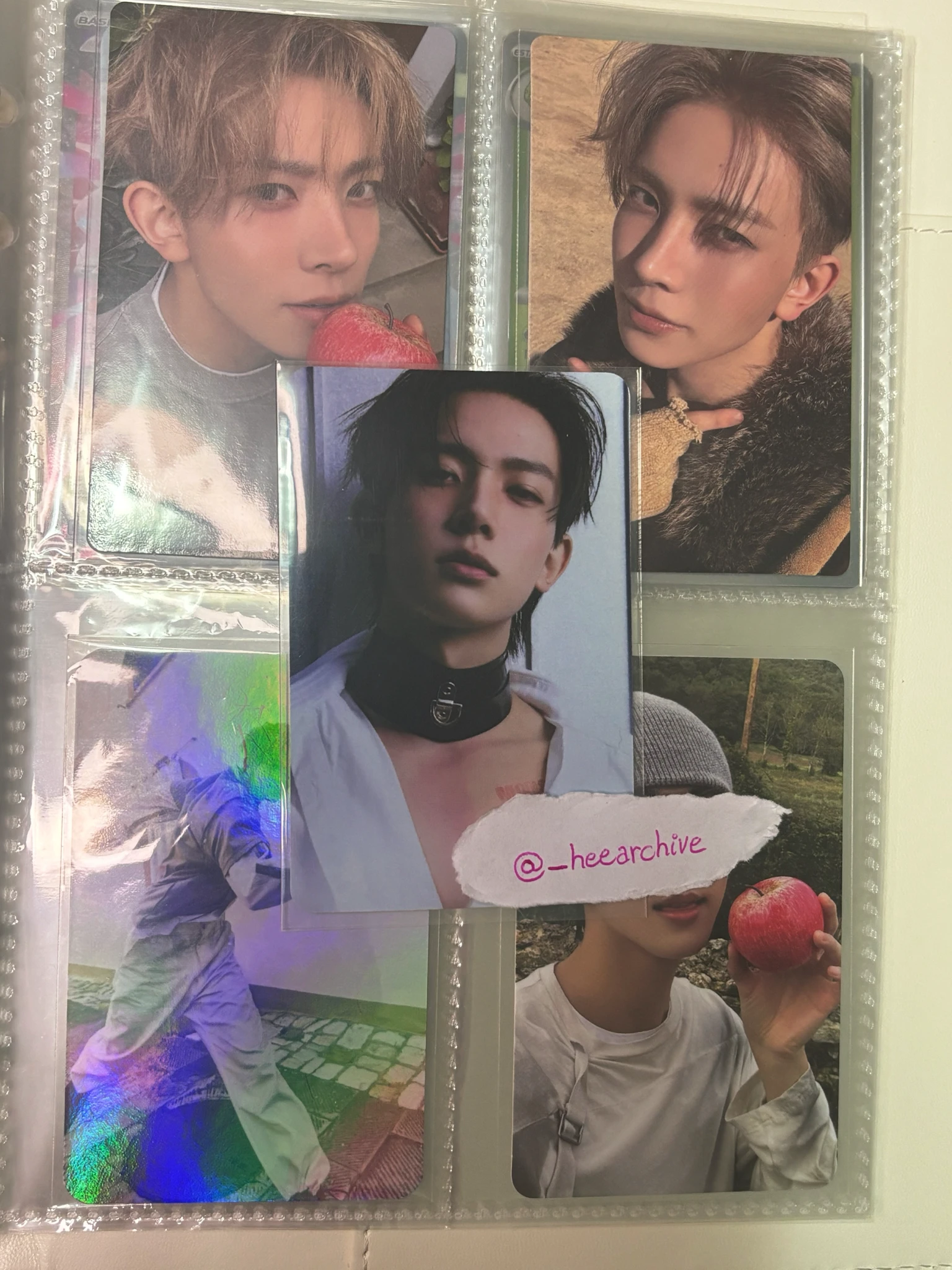 ENHYPEN Evan (Heeseung) ENHYPEN - Heeseung - DESIRE: UNLEASH Album apple music pre-order benefit (pob) listing photo 1