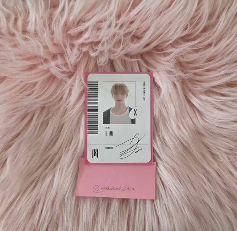 MONSTA X I.M MONSTA X - I.M - Follow - Find You Album id card album photocard X version first press only listing photo 1