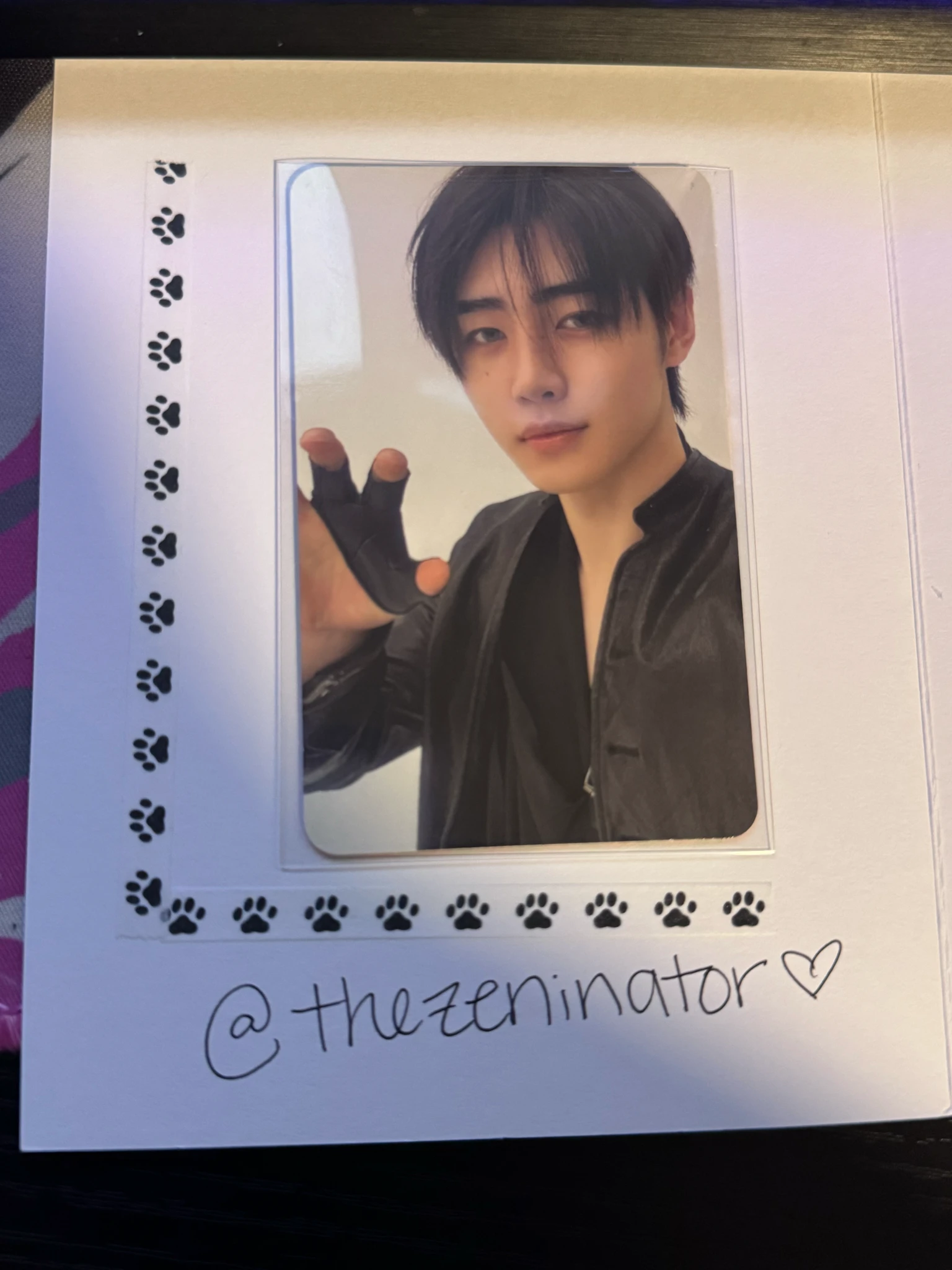 ENHYPEN Sunghoon ENHYPEN - Sunghoon - THE SIN: BLISS Album album photocard B version listing photo 1