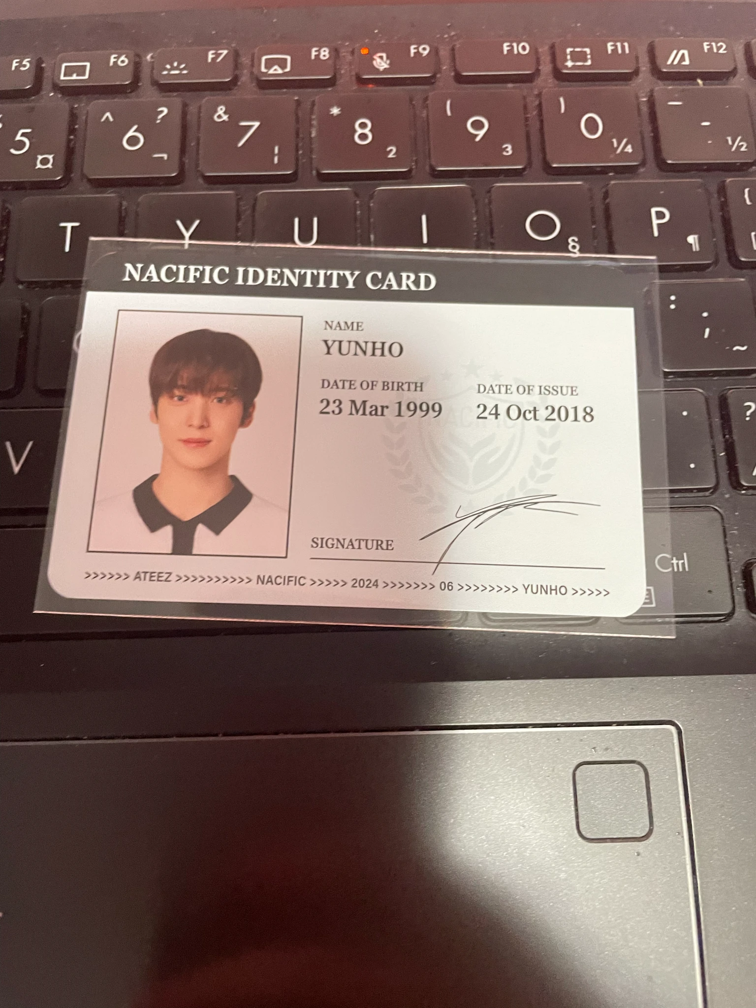 ATEEZ Yunho ATEEZ - Yunho - Ateez x Nacific Other round 6 nacific listing photo 1